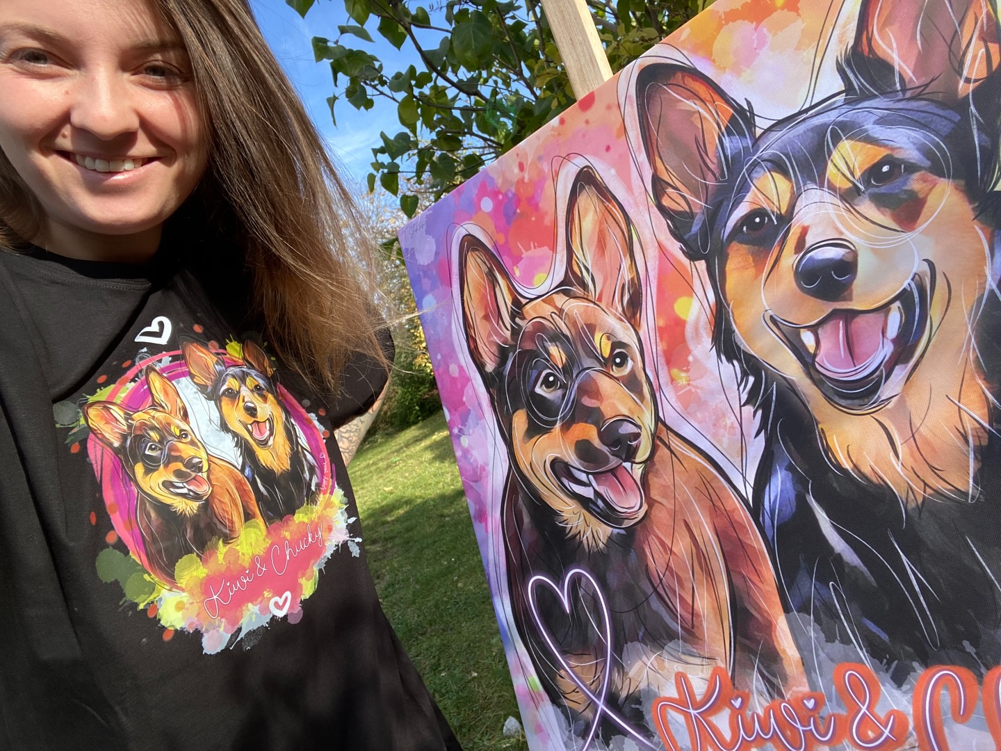 Nebojte si napsat i o tričko! 💙 ke každému obrazu je za zvýhodněnou cenu než obvykle a i kdyby bylo jen na takové to domáácí nošení, udělá radost 😆🫶
A kdo by s ním přeci jen rád do světa, design ráda uzpůsobím na logo / merch, takže super na hromadné venčení, aby třeba všichni věděli, že Váš chlupáč je instagramový král! ❤️
Portrét pejska na tričko jen za 599,- 🫶
#dogart #dogportrait #psiportret #mazliceknaplatne #pejseknaplatne