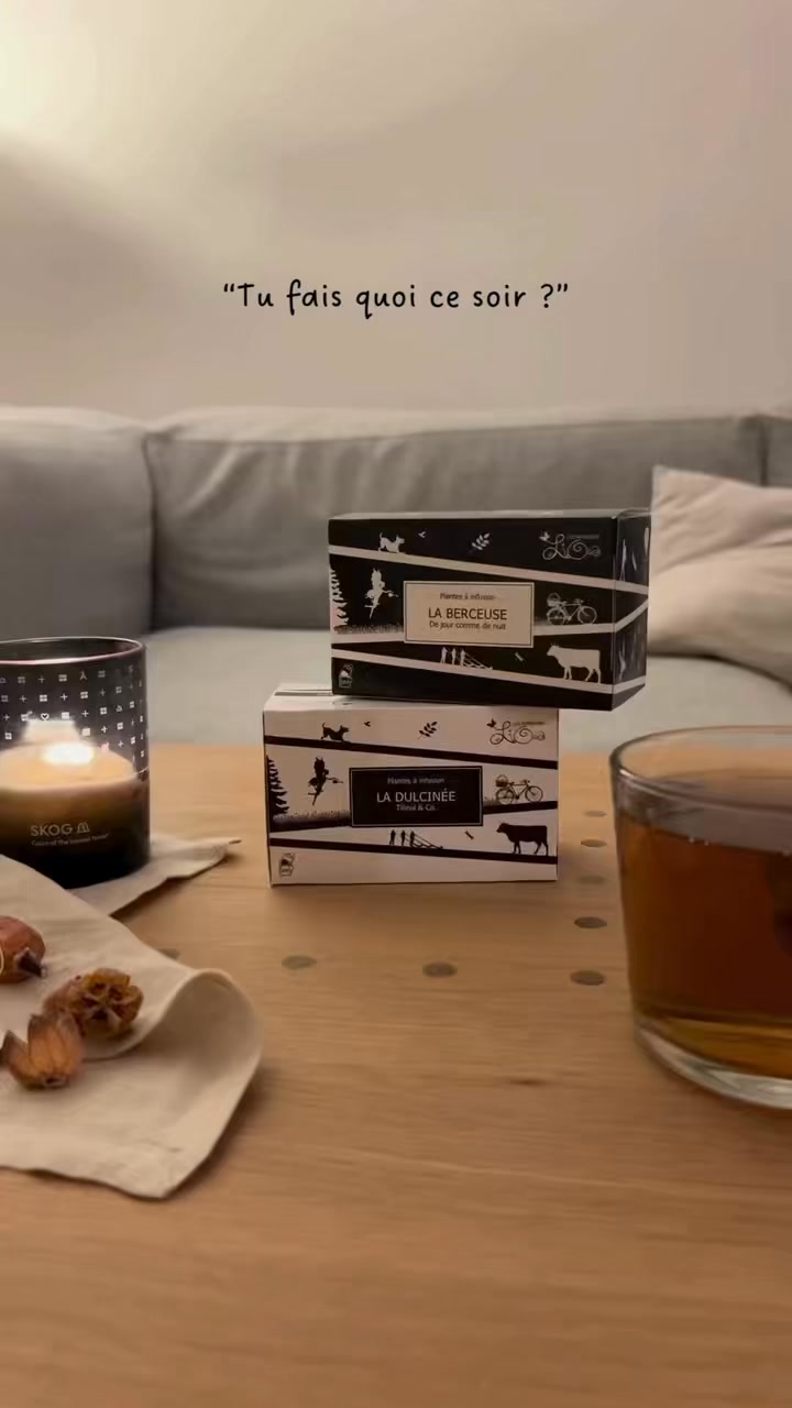 Prendre du temps pour sois 🫶🏻
Avec le pack cocooning plonge dans la sérénité. Infuse la tranquillité avec La berceuse et La dulcinée, deux infusions douces très bonne à boire en fin de soirée ✨