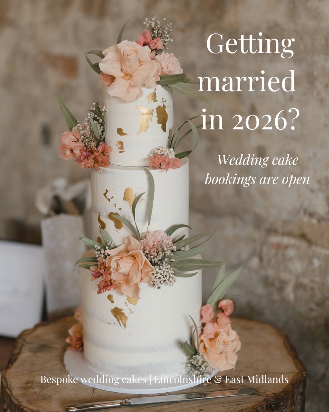 Getting married in 2026? 🤍
We’re still taking wedding cake bookings across Lincolnshire and the East Midlands, so if your cake is still on your to-do list, now is the perfect time to tick it off.
From bespoke designs to flavour consultations, we’ll guide you through every step and create something truly breathtaking for your day.
Enquiries welcome via DM or the link in bio ✨
#LincolnshireWedding #WeddingCakeLincolnshire #EastMidlandsWeddings #2026Bride #WeddingPlanningUK