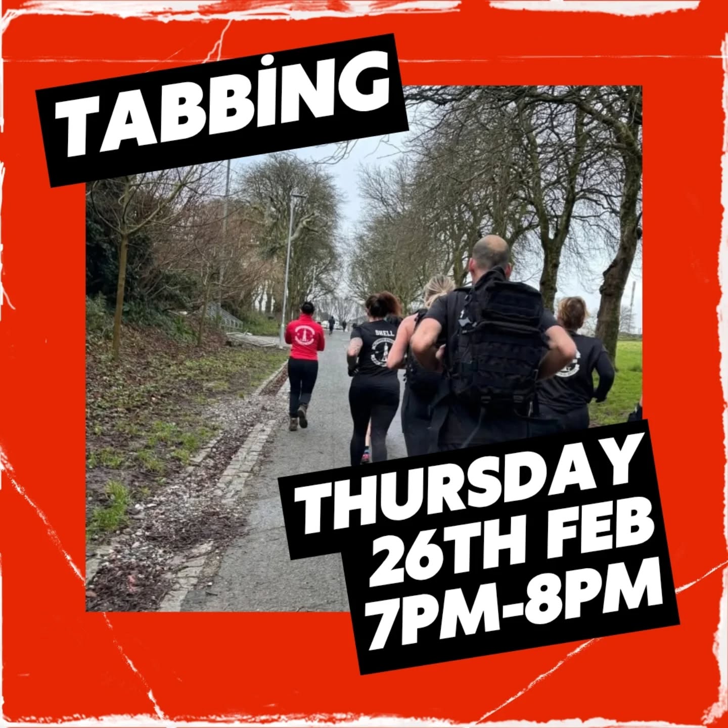 TABBING THIS WEEK- after a few months off, tabbing returns 26th Feb 🥳 a weighted walk/jog with a mixture of drills. We run it just like any standard session with options for all. Bring a weighted rucksack or weighted vest with you to the session.
Don't worry if you don't have weights, this can be achieved from items such as tins in your cupboard! Or we can loan a few weights / bags if required, but please let us know beforehand.
Ideal weights guide:
Blue 0-5kg, Red 5-10kg, Green 10kg + but again just a guide. If you’ve never tried it before we would encourage you to give it a go, you can even try without weight. Plus it's a good opportunity to boost those all important attendance points!