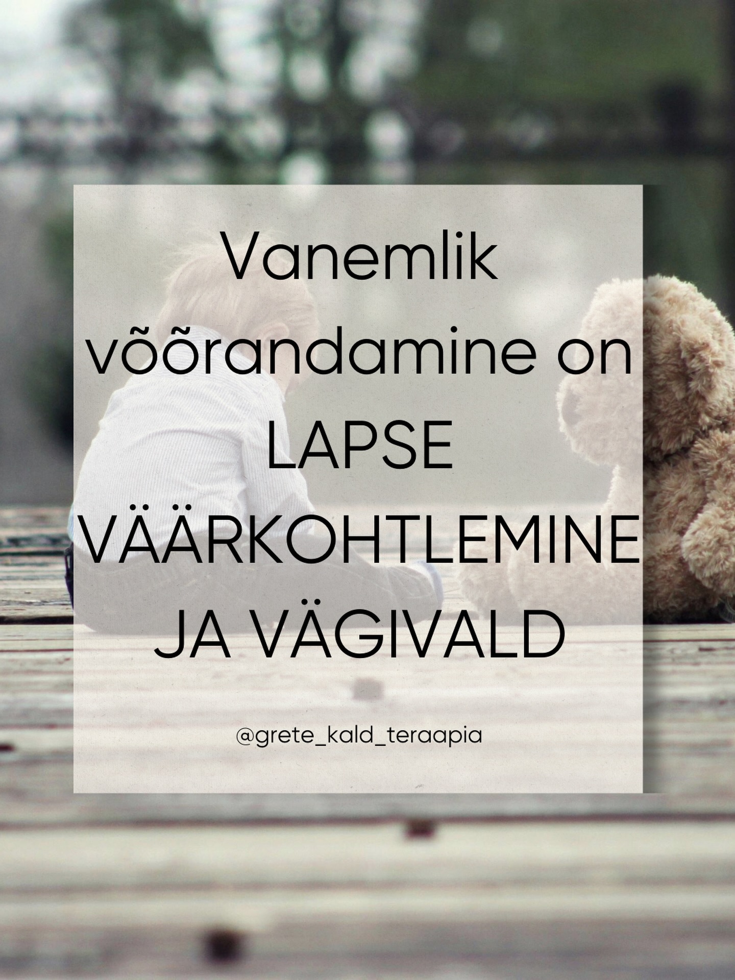 Vanemlik võõrandamine ei ole “lihtsalt konflikt”.
See ei ole kahe täiskasvanu omavaheline solvumine.
See ei ole lapse “oma arvamus”, mis on tekkinud tühjalt kohalt.
Vanemlik võõrandamine on protsess.
Ja see protsess on tahtlik.
See on lapse emotsionaalse reaalsuse kujundamine viisil, mis lõhub tema sideme teise vanemaga.
See on pidev narratiiv, väikesed vihjed, hirmu külvamine, süütunde tekitamine, lojaalsuskonflikti tekitamine.
Laps ei sünni vihkama oma vanemat.
Ta õpib seda.
Ja kui täiskasvanu kasutab last relvana –
siis see on väärkohtlemine.
See on vägivald.
See ei pruugi jätta sinikaid kehale.
Aga see jätab jäljed närvisüsteemi, identiteeti ja turvatundesse.
Terapeudina ja perelepitajana näen ma iga päev, kui sügavad need haavad on.
Ja kui valus on lapsel olla kahe maailma vahel, kus armastus on muudetud relvaks.
Me peame lõpetama selle normaliseerimise nimega “kõrge konfliktiga lahutus”.
Kõik konflikt ei ole vägivald.
Aga süsteemne võõrandamine on.
Lapsel on õigus mõlemale vanemale.
Ilma manipulatsioonita.
Ilma hirmuta.
Ilma surveta valida pooli.
Kui sa seda koged – sa ei ole hull.
Ja sa ei ole üksi.
#laps #vanemlikvõõrandaminedamine #hirm #trauma #teraapia