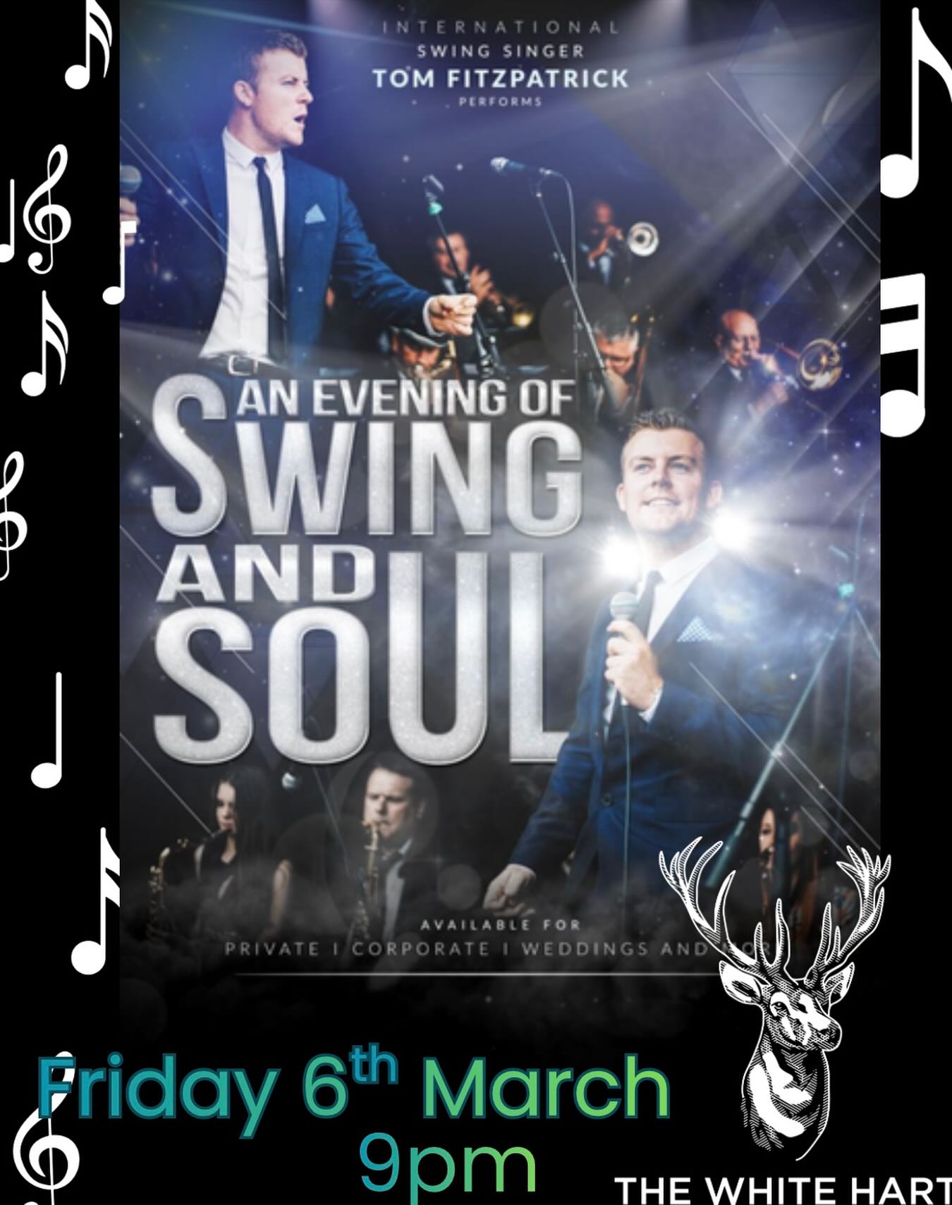 An evening of swing and soul with @tomfitzpatrickuk Friday the 6th of March 9pm