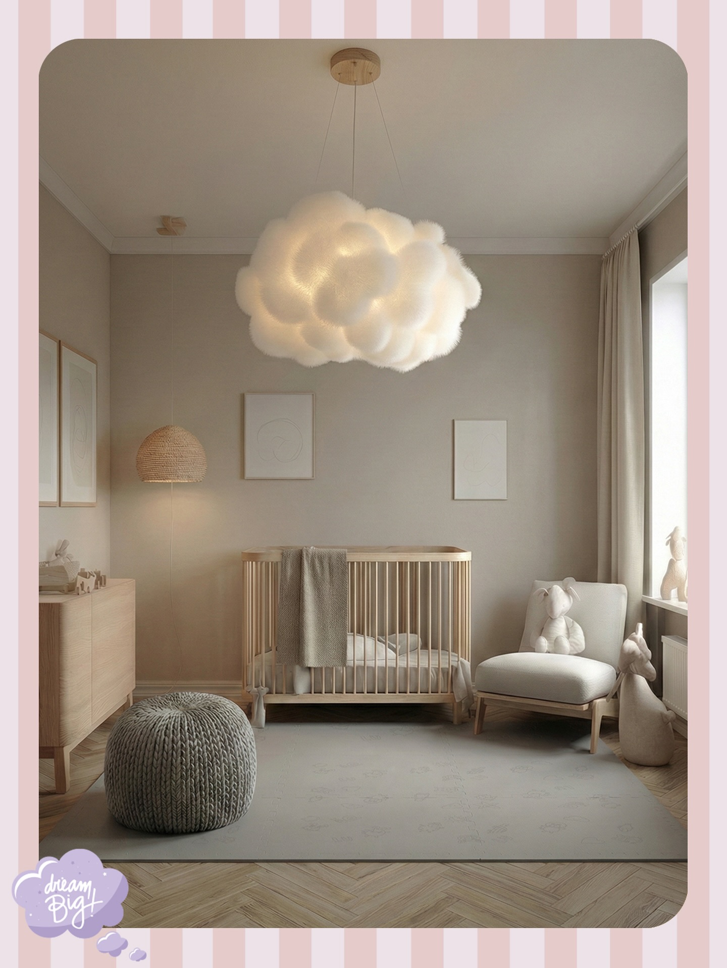 Soft grey, endless calm ☁️🤍
This serene nursery blends gentle grey tones with warm wood textures to create a peaceful and timeless space. Every element is designed to nurture quiet moments, sweet dreams and safe exploration.
A soothing environment where little ones can grow, play, and simply be. ✨
#GreyNursery #NeutralBabyRoom #lubabymats #MinimalKidsDecor #SoftPlaySpace