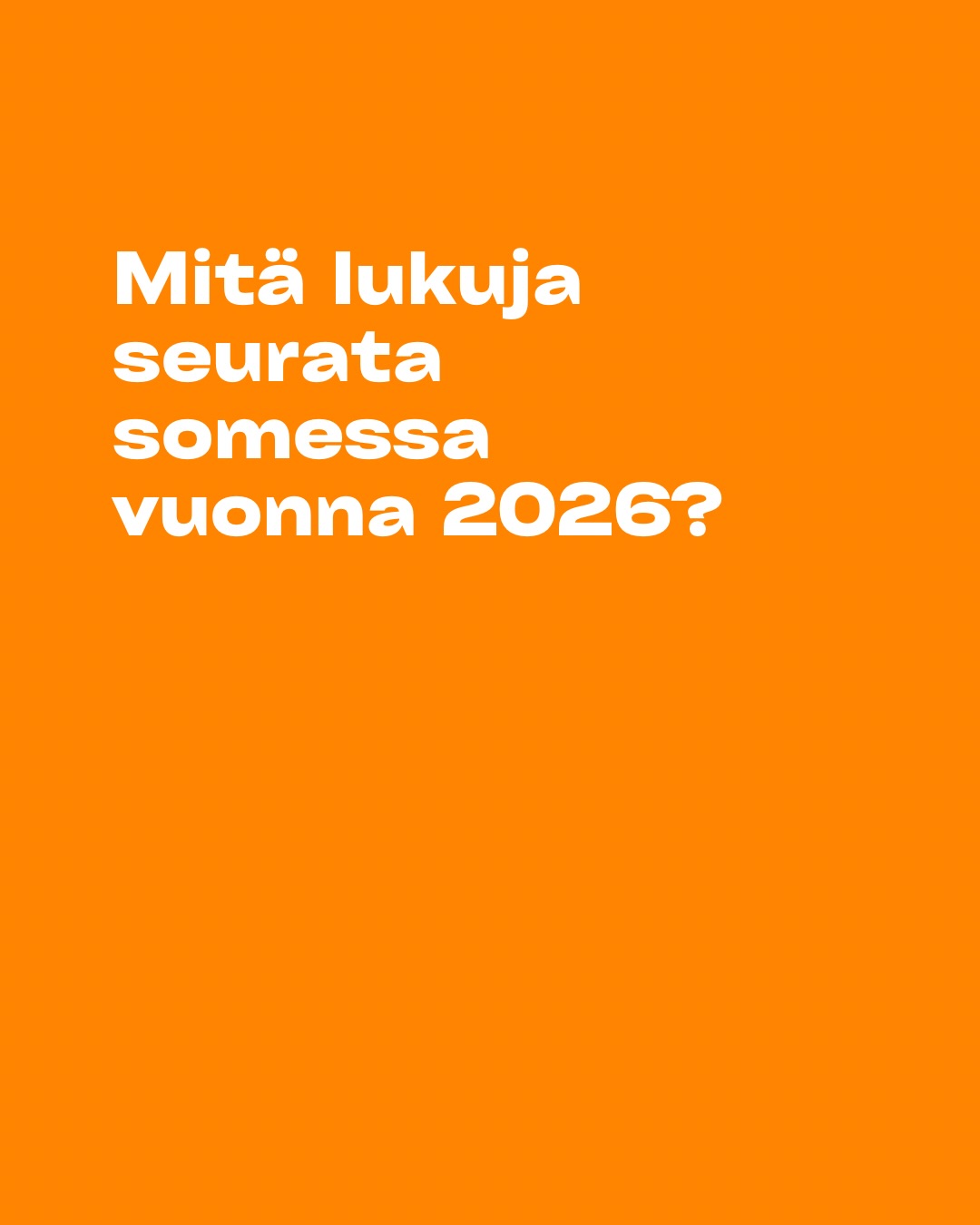 Mitä lukuja kannattaa seurata somessa vuonna 2026? 👀📊
Kaikkea ei kannata mitata, eikä varsinkaan tuijottaa vääriä lukuja. Seuraajamäärä ja yksittäiset viraalihitit näyttävät kivalta, mutta eivät vielä yksin kerro, toimiiko some oikeasti liiketoiminnan kannalta. Panosta informatiivisiin sisältömuotoihin, kuten selkeään tekstiin, kuviin ja havainnollistaviin grafiikoihin.
Vuonna 2026 fokus on laadussa, sitoutumisessa ja vaikutuksessa 👇
✨ Seuraajamäärä ja sitoutumisaste – Seuraajamäärän sijaan tulisi tarkastella seuraajien käytöstä: tykkäykset, kommentit, jaot ja erityisesti tallennukset kertovat, tuottaako sisältö oikeaa arvoa.
🎥 Katseluaika – katsotaanko video loppuun asti vai tippuuko yleisö kesken pois kelkasta? Entä kuinka paljon on sisällön kokonaiskatseluaika?
🔗 Profiilikäynnit & linkkiklikkaukset – muuttuuko katsojan huomio toiminnaksi? (Mikäli linkinklikkaukset eivät toimi, kokeile Zero Click-periaatetta ja pyri kertomaan relevantti asia informatiivisesti kanavalle sopivalla tavalla.)
💬 Yhteydenotot & kommentit – some on nykyään vahvasti asiakaspalvelukanava. Nopea ja laadukas reagointi vaikuttaa suoraan kuluttajan brändimielikuvaan. Kuinka paljon yhteydenottoja tulee, ja kuinka usein asiakkaan ongelman saa ratkaistua suoraan somessa?
📈 Pitkäjänteinen kehitys – yksittäinen viraali sisältö ei tee strategiaa, mutta johdonmukainen tekeminen tekee.
Tärkein kysymys on aina: mitä tavoitetta some tukee? Myyntiä, rekryjä, bränditunnettuuden lisäämistä vai asiakassuhteiden parantamista?
Me Viballa uskotaan, että luvut ovat työkalu – eivät itseisarvo. Data + luovuus + strategia = some, joka oikeasti toimii. 💪 Käy kurkkaamassa meidän blogiteksti aiheesta!
Mitä sä lisäisit vielä listalle? 🤔
#some #somemarkkinointi #sometoimisto #viestintä #markkinointi