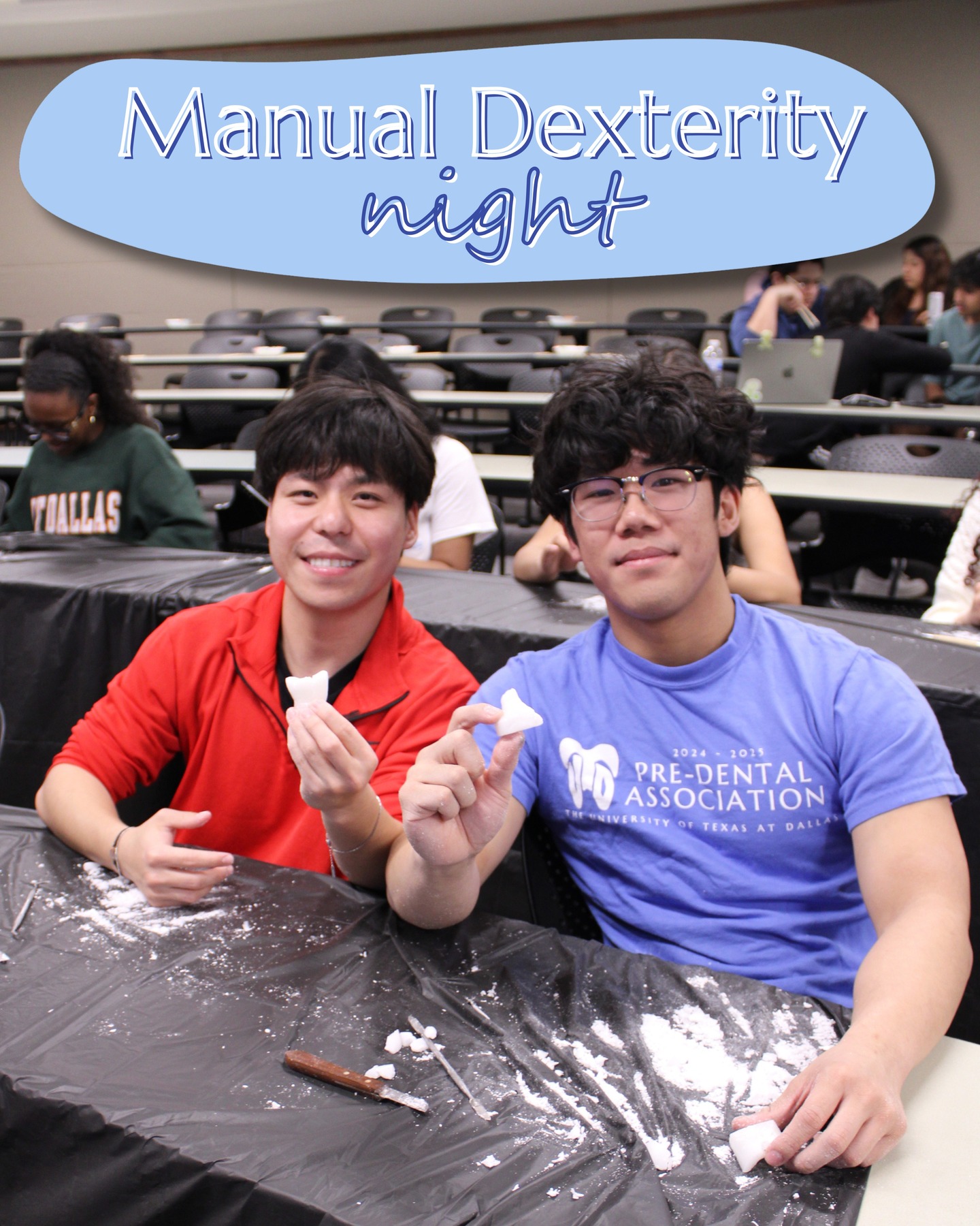 Thank you to everyone who attended our manual dexterity night! 🫶 As always, your creativity truly amazed us 🙂↕️🙂↕️