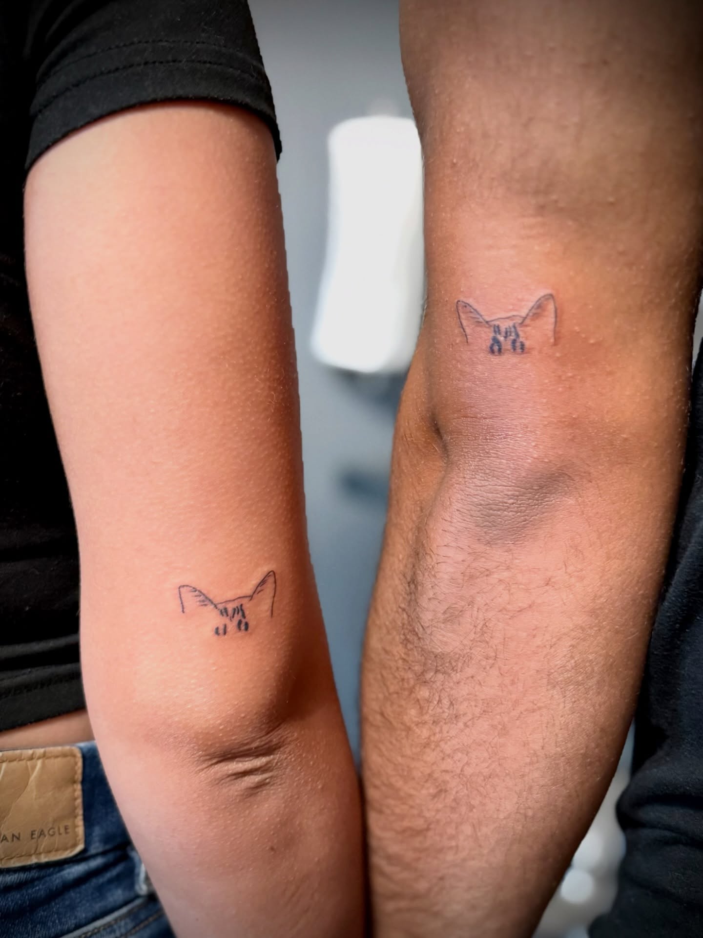 A charming set of cat outlines for Frank and Francely
🐈 Done by @kayy.tattoos
.
Book via link in bio
.
.
.
.
.
.
.
.
.
#finelinetattoos #cattattoos #simpletattoo #fineline #ellsworthmaine