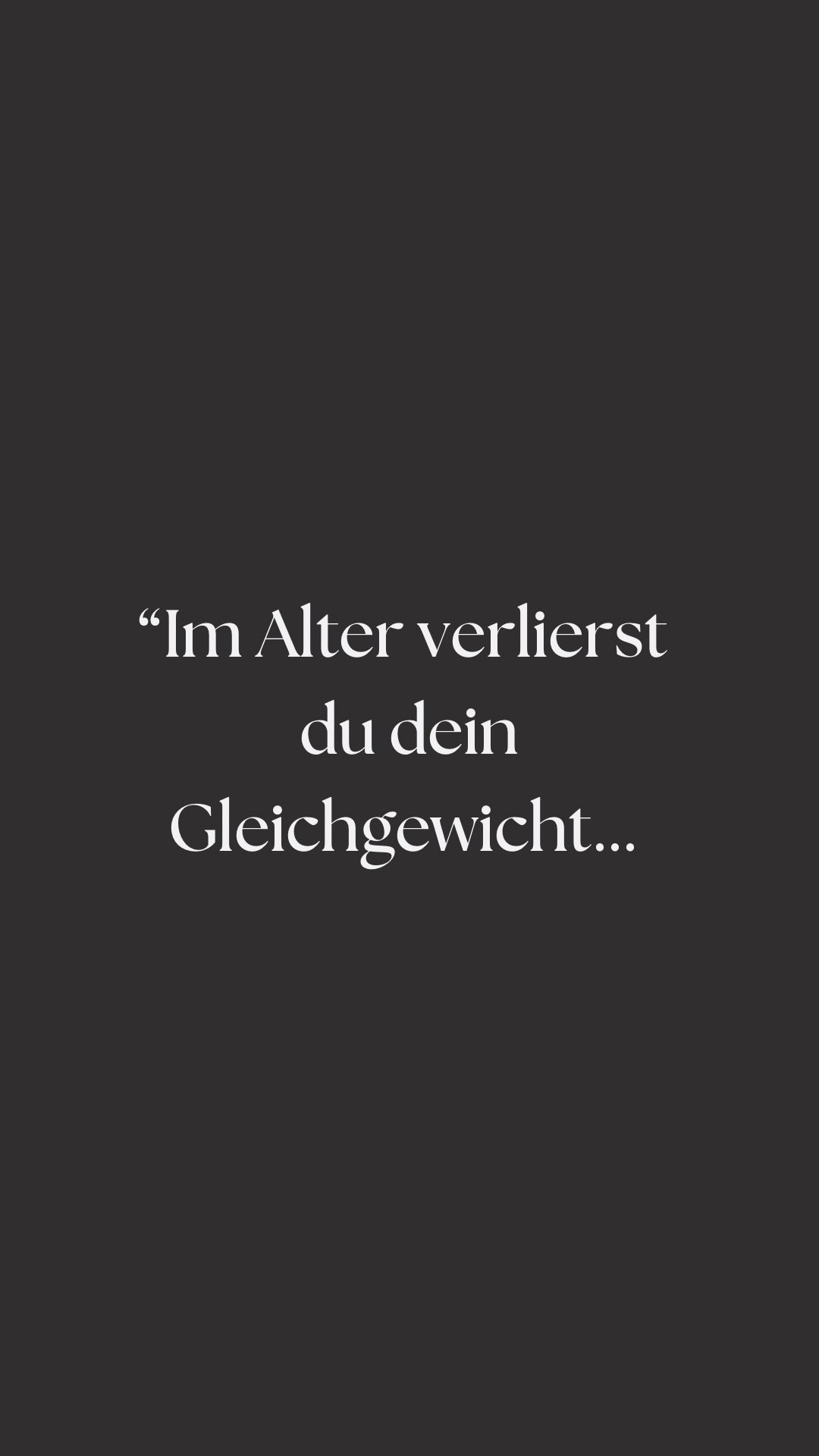 Ich finde das stimmt so nicht... und das habe ich der Kundin auch gesagt.💁🏽♀️
So überzeugt und verliebt in diese Methode und was sie für Menschen tun kann....
Willst auch du mehr Gleichgewicht, egal welches Alter, dann melde dich gerne für meine Stunden an.