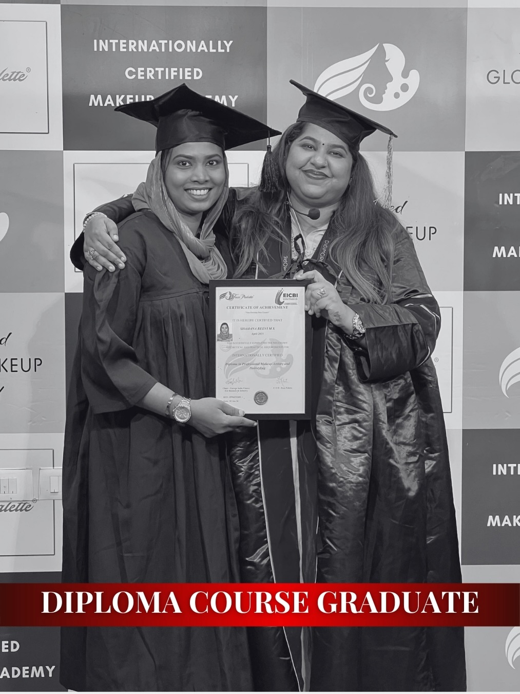 👩🎓 Congratulations Shahana Beevi M S, who graduated from our Diploma in Internationally Certified Makeup Artistry And Hair styling Course and is now FacePaletteCertified Artist with the International certification from a London-based trade body. We would like to wish you all the very best in all your future endeavors. Congratulations!
ഞങ്ങളുടെ International സർട്ടിഫൈഡ് മേക്കപ്പ് ആർട്ടിസ്ട്രിയിലും ഹെയർ സ്റ്റൈലിംഗിലും ഡിപ്ലോമ നേടിയ ഷഹാന ബീവി ഇപ്പോൾ ലണ്ടൻ ആസ്ഥാനമായുള്ള ഒരു ട്രേഡ് ബോഡിയുടെ International സർട്ടിഫിക്കേഷനോടെ FacePaletteCertified ആർട്ടിസ്റ്റാണ്. നിങ്ങളുടെ എല്ലാ ഭാവി പ്രയത്നങ്ങളിലും നിങ്ങൾക്ക് എല്ലാവിധ ആശംസകളും നേരുന്നു. അഭിനന്ദനങ്ങൾ!
Your Makeup Journey Starts Here
Face Palette Makeup Academy – Certified by EICBI, London – Kochi’s leading destination for professional makeup education. 💄
📅 Upcoming Batches:
Face Palette certified -
💄 10 Days Bridal Makeup’s Course - 06 Mar
👗 Fluffy Saree Workshop - 10 Mar
💇♀️ 4 Days Hair Styling Class - 11 Mar
💋 1 Day Makeup Masterclass - 21 Mar
📚 15 Days Intensive Makeup Mastery Course - 30 Mar
🌐 Learn at our Kochi academy or join us LIVE online from anywhere in India or abroad!
📞 Call/WhatsApp: 9847074073
#makeupartist #makeupacademy #makeupstudents #makeupeducation #kerala