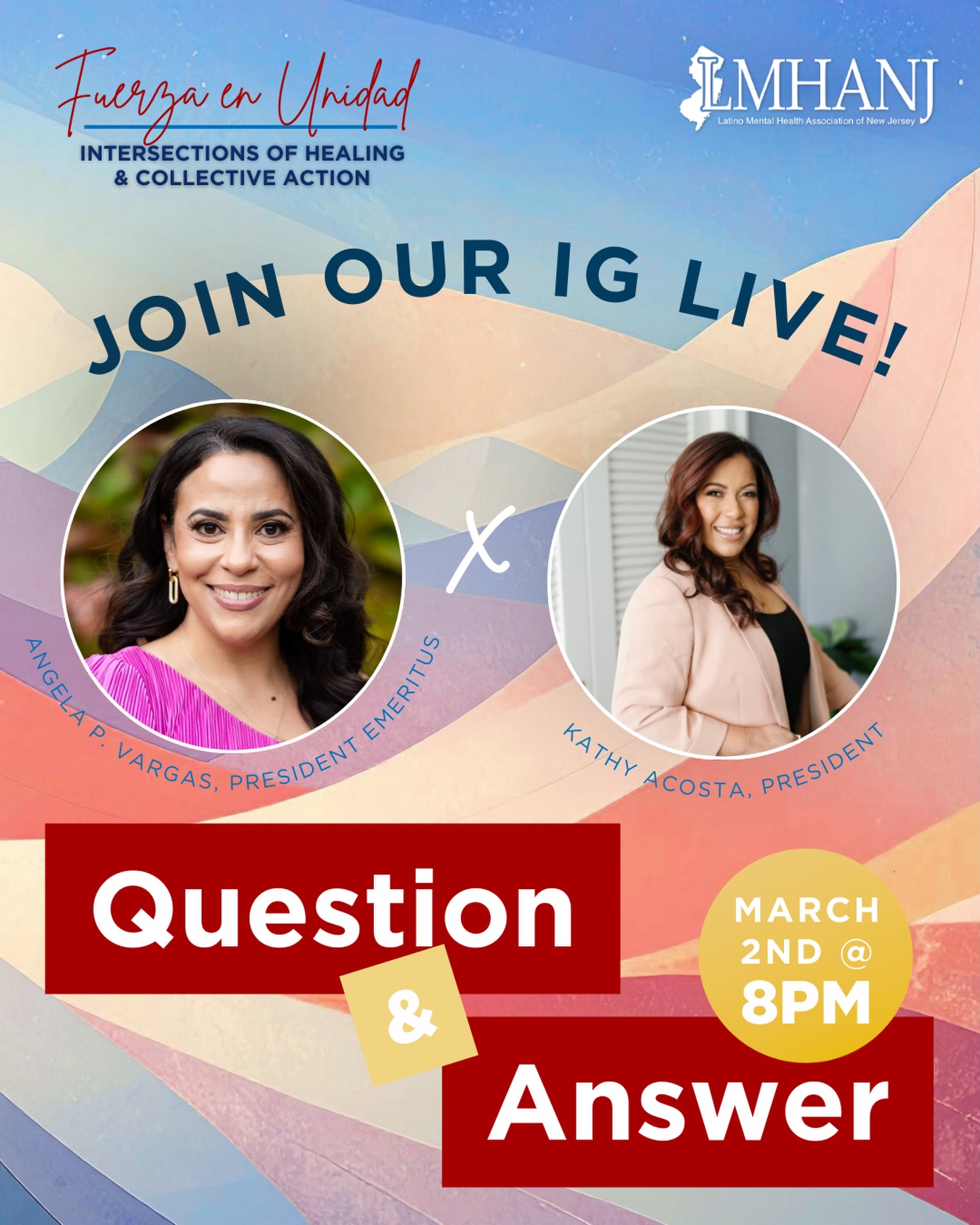 🎥 Going LIVE: Conference Q&A
Have questions about the LMHANJ Annual Conference? Join us LIVE at 8PM where we’ll answer everything you need to know — from registration, sponsorships, and what to expect during the conference.
This is your chance to get clarity, plan your experience, and make sure you don’t miss any important deadlines.
✨ Open to members, students, and professionals
✨ Bring your questions or drop them in the comments below
✨ Perfect if you’re still deciding to attend
🕗 Tomorrow at 8PM right here on Instagram
Turn on your reminders and join us live!
#lmhanj #latinxmentalhealthconference2026 #latinxmentalhealth