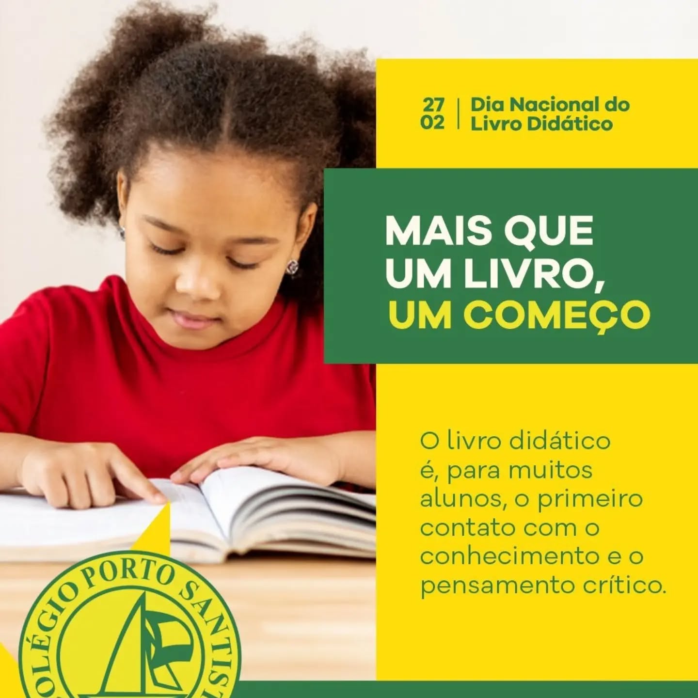 📚✨ Hoje celebramos o Dia Nacional do Livro Didático!
Mais que páginas, ele é ferramenta de transformação, apoio diário de alunos e professores e ponte para o conhecimento.
Valorizar o livro didático é valorizar a educação. 💙📖
#DiaNacionalDoLivroDidático #Educação #AprenderSempre #Escola