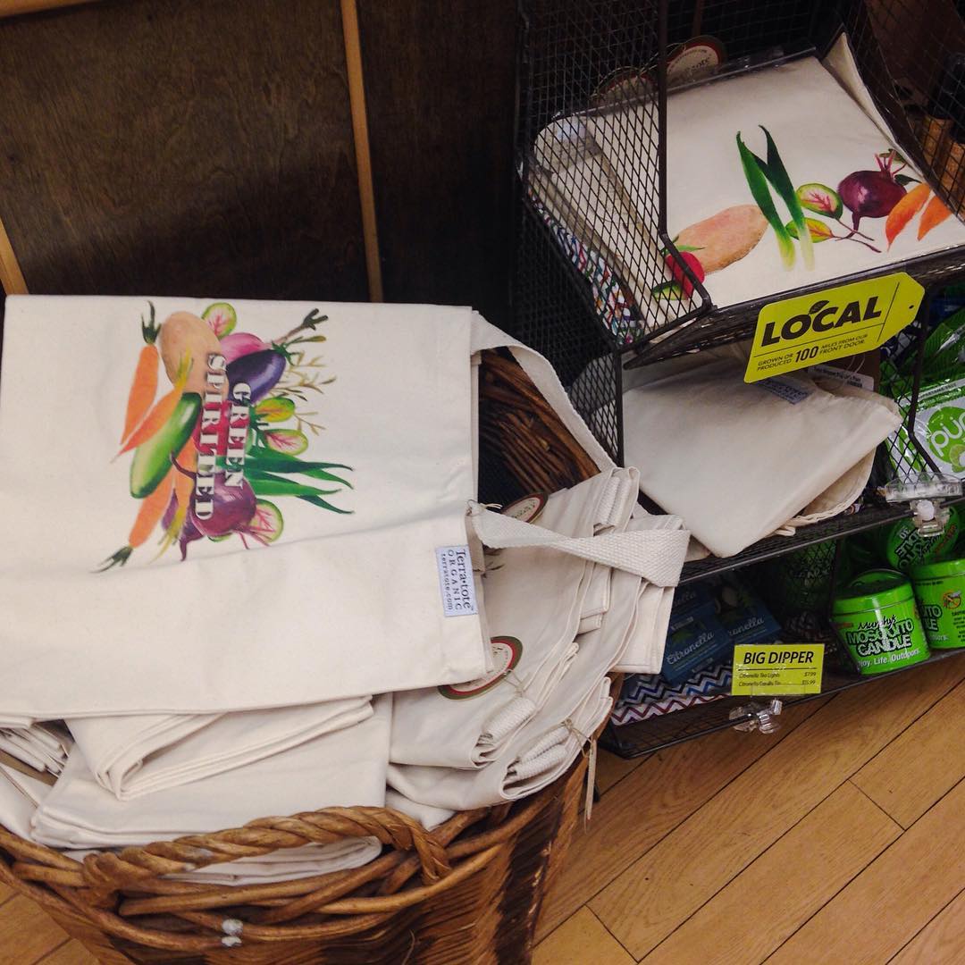 Spotted @ellwoodsrva! #shoplocalrva #rva #reusablebags #terratoteorganic