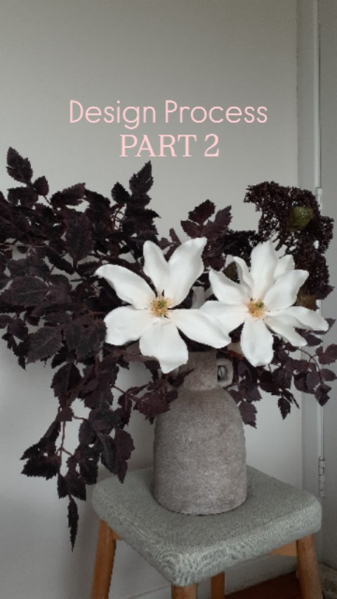 The second part of the design process: making an artificial flower suspended arrangement. This is the mechanism that you saw me drawing in the previous post.
#meadowandtea #fauxflowersofinstagram #fauxflowersnz #artificialflowersnz #artificialflowers