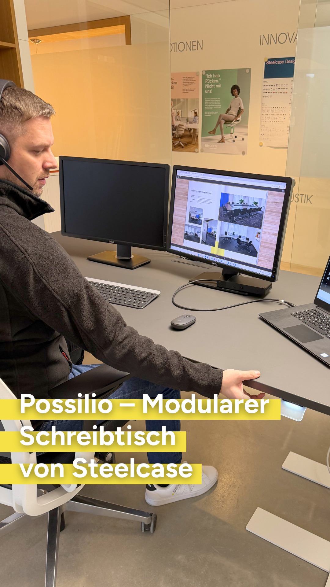 Der Posilio von Steelcase ist nicht nur ein Produkthighlight in unserem Portfolio – wir nutzen ihn selbst täglich im Arbeitsalltag. Warum? Weil wir nur empfehlen, was wir auch auf Herz und Nieren getestet haben.
Modular aufgebaut, höhenverstellbar und perfekt für moderne Arbeitswelten, in denen sich Anforderungen ständig verändern. Genau solche Lösungen setzen wir auch in unseren eigenen Büros ein.
👉 Du möchtest den Posilio live erleben?
Teste ihn direkt in unserem Showroom in Neumarkt und mach dir selbst ein Bild von Funktion, Qualität und Ergonomie.
Unsere Produkthighlights stehen bei uns nicht nur im Katalog – sie sind im täglichen Einsatz.
Jetzt Termin vereinbaren oder einfach vorbeikommen.
#worldofoffice #steelcase #posilio #büroeinrichtung #büroplanung #ergonomieamarbeitsplatz #höhenverstellbarerschreibtisch #modularerschreibtisch #arbeitsplatzgestaltung #workspace #officegestaltung #newwork #neumarktinderoberpfalz #nürnberg #amberg #weideninderoberpfalz