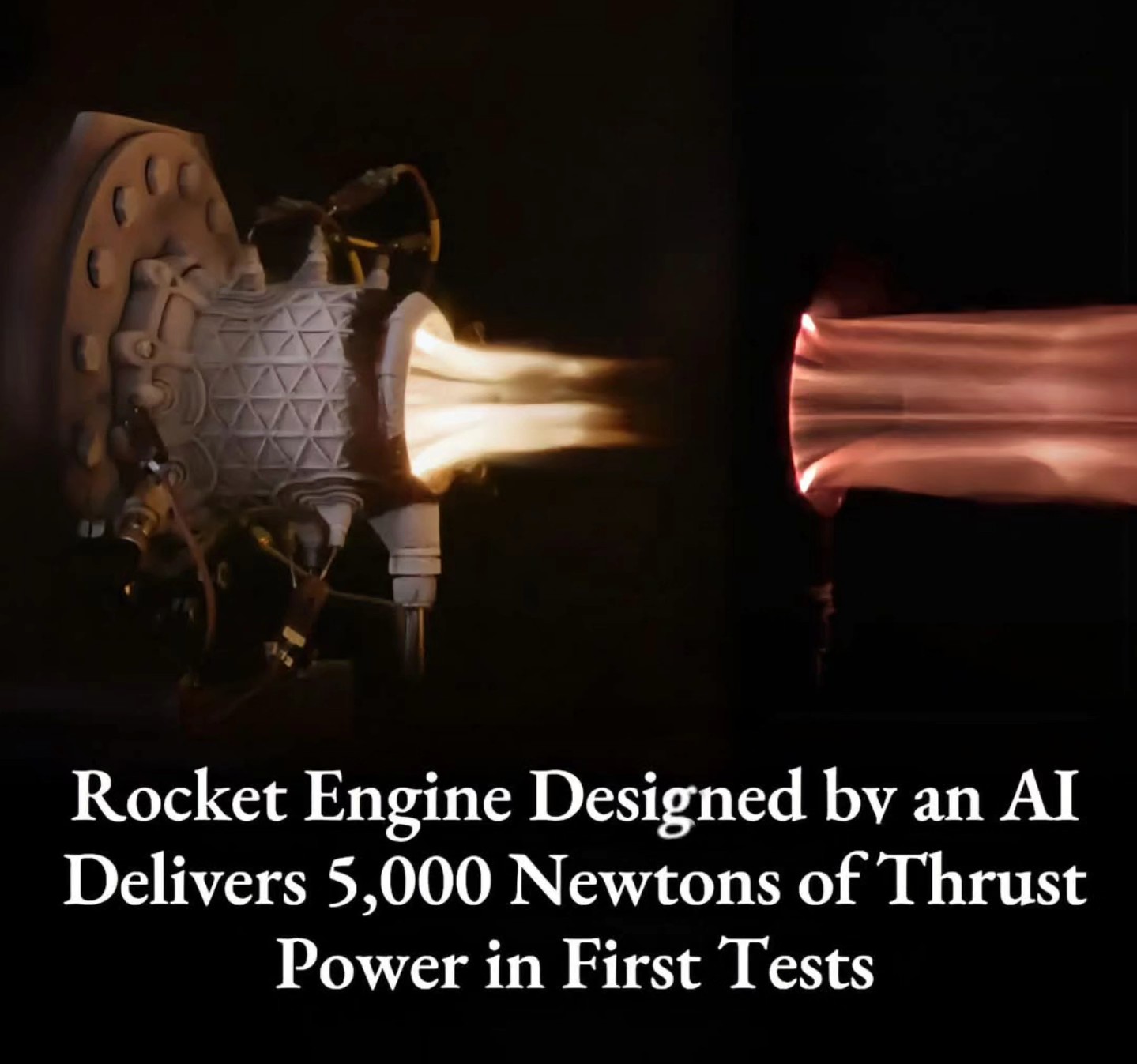 A new rocket engine designed by an AI successfully completed a hot fire test lasting 11 seconds. LEAP 71, a computational engineering firm, just tested an AI-designed aerospike rocket engine, delivering 5,000 Newtons of thrust during an 11-second hot fire test. Powered by a mix of cryogenic liquid oxygen and kerosene, the engine was entirely created by LEAP 71’s advanced AI system, Noyron, which autonomously generated the design. Using 3D printing, the engine was manufactured as a single monolithic copper piece, eliminating complex assembly procedures. This marks a significant step forward in leveraging AI and additive manufacturing for rocket engine development. Aerospike engines, known for their efficiency across varying atmospheric pressures, have been studied since the 1950s but remain underutilized in spaceflight. LEAP 71 addressed a major challenge of aerospike engines cooling the central spike, which is exposed to extreme exhaust temperatures of 3,500ºC by using intricate cryogenic oxygen channels and kerosene-cooled combustion chambers. Following the success of this groundbreaking test, the company plans to refine its AI model and conduct more tests in 2025, aiming to demonstrate the practicality of aerospike engines for modern spacecraft.
#firstclassspace #billycarsonofficial #billycarson #4biddenknowledge