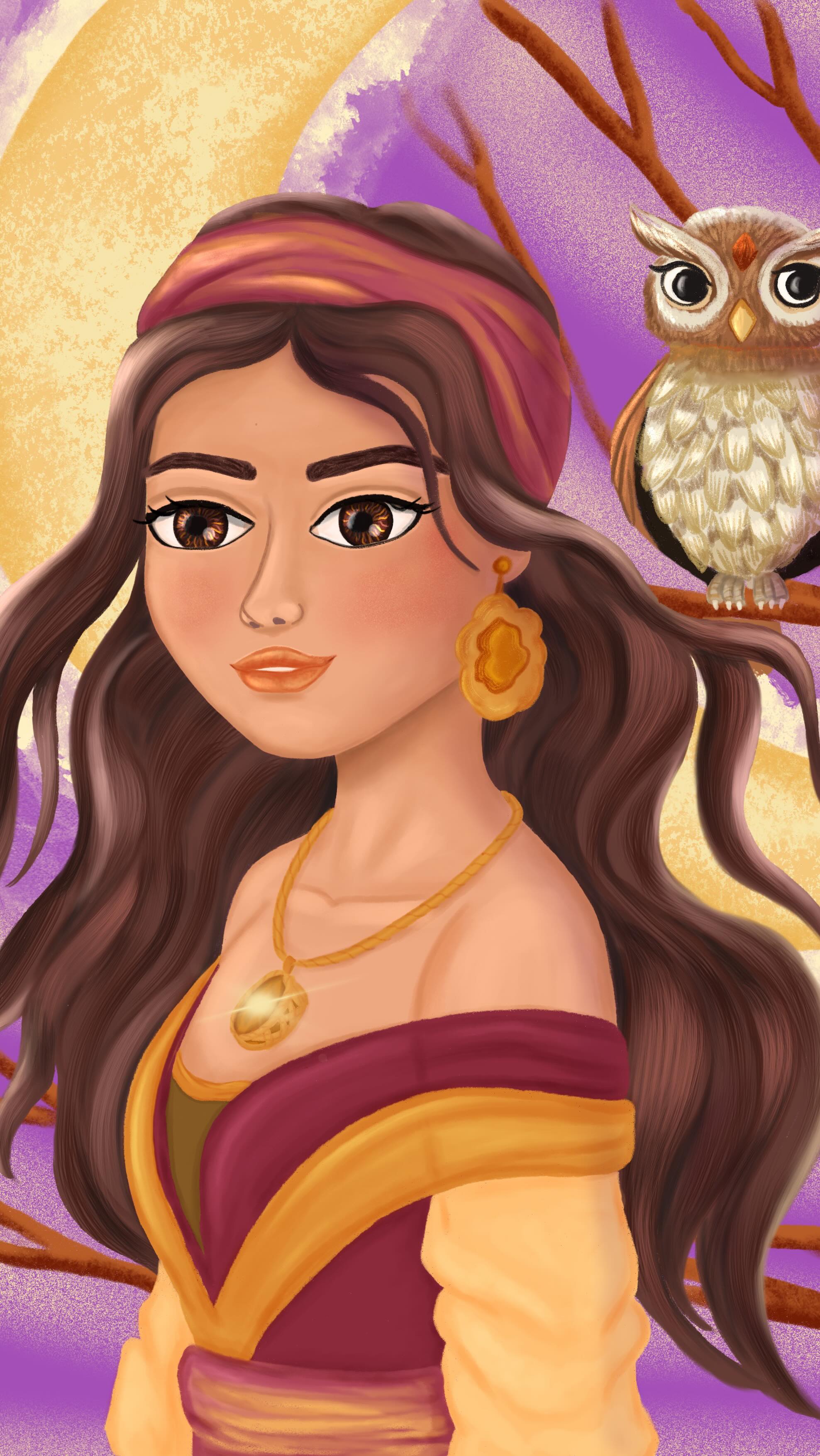 🦉 Woman & Owl Connection
Archetype: The Gipsy / The Seer
Qualities: intuition, shadows work, inner knowledge
Element: Earth
📩 medilludesign@gmail.com
Contact me for: Editorial & Feminine Illustration • Children books • ONG animal protection
#illustrator #kidlitart
#sacredart #mysticart
#sacredfeminineart