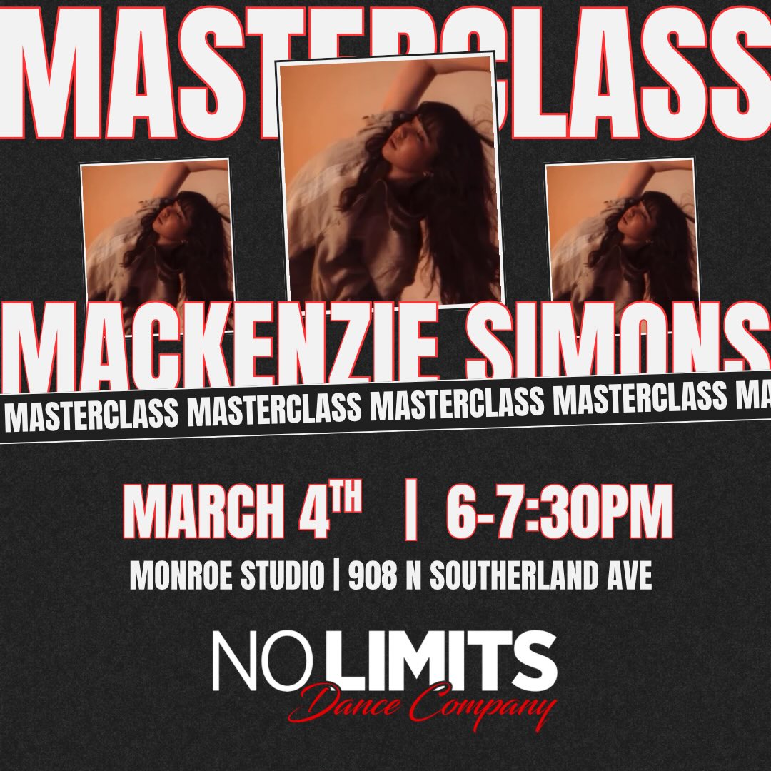 Don’t miss our Contemporary Masterclass with @mackenzie_simons this Wednesday!
🗓️Wednesday, March 4th
⏱️6-7:30pm
📍Monroe Studio
💃🏻Age 9+
$20 for NLDC students, $25 for outside students
✅ Venmo @amanda-carter-2015 to register
#masterclass #unioncountync