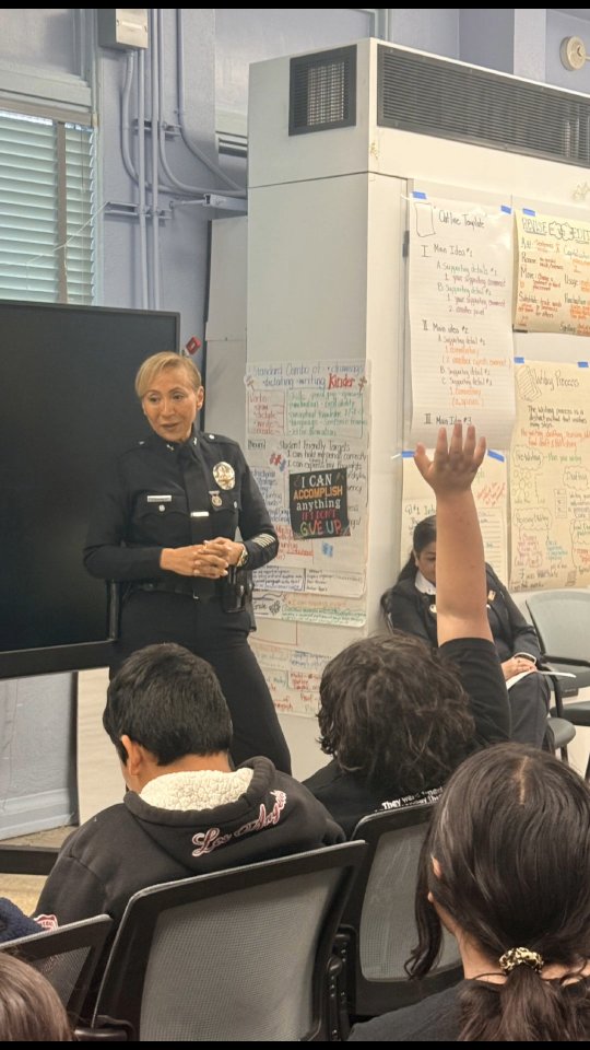 At career day at Soto Elementary, Deputy Chief Ruby Flores had the honor of speaking with an inquisitive group of students eager to learn what itโs really like to serve as a police officer. ๐ฎ๐ผโโ๏ธ
Their thoughtful questions and curiosity were just as impressive as the stories she shared. What began as an opportunity to inspire young minds became a truly meaningful exchange, leaving her just as inspired by them.