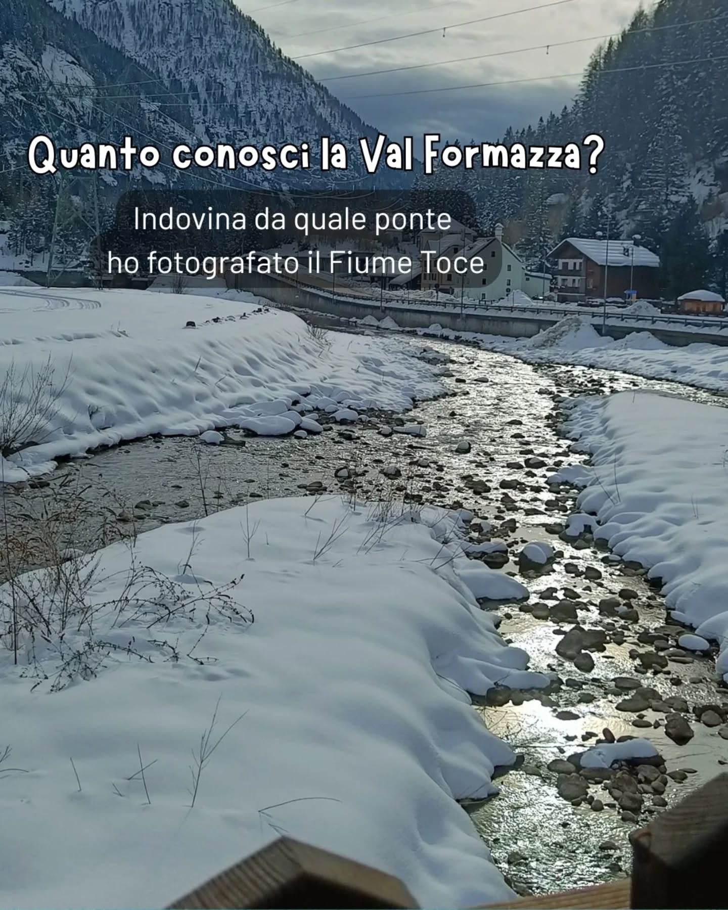 Quanto conosci davvero la Val Formazza? 🏔️🤍
Ho scattato queste 5 foto del Toce da 5 ponti diversi.
Alcune sono facili.
Una… decisamente meno 😏
Scrivi nei commenti il numero + la frazione dove pensi che sono👇
Domani vi do le risposte. 😂🤟🏽
#ValFormazza #Toce #Formazza #Ossola #Piemonte