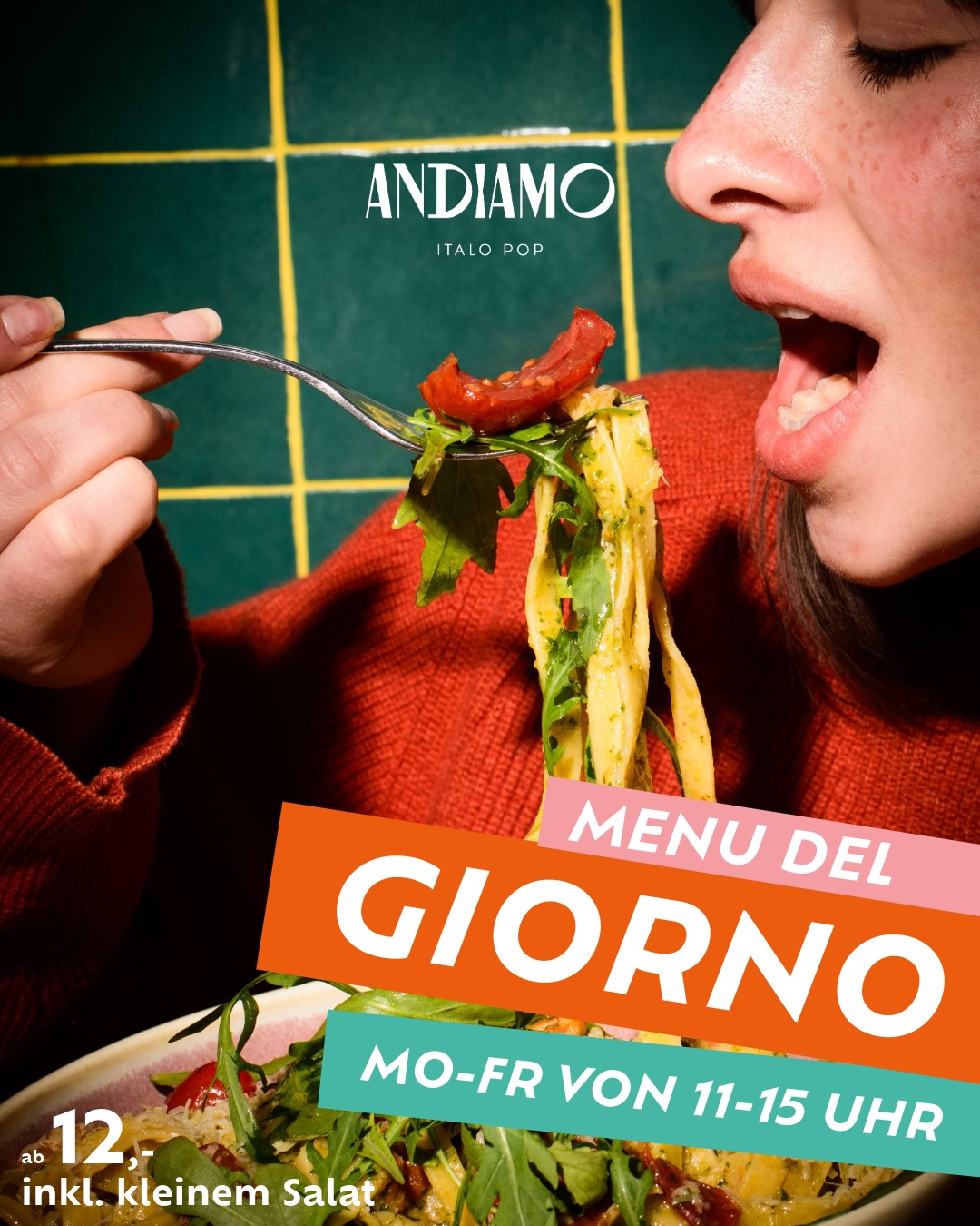 🇮🇹 Menu del Giorno ☀️
Diese Wochen kochen wir, worauf wir wirklich Lust haben. Frisch. Saisonal. Mit Liebe zum Detail.
Ein Teller Italien — jeden Tag neu gedacht, jeden Tag neu gekocht.
Unkompliziert, ehrlich und genau richtig für den Moment.
Und wer weiß — vielleicht begleiten euch diese Woche
schon die ersten Sonnenstrahlen auf unserer Terrasse. ☀️