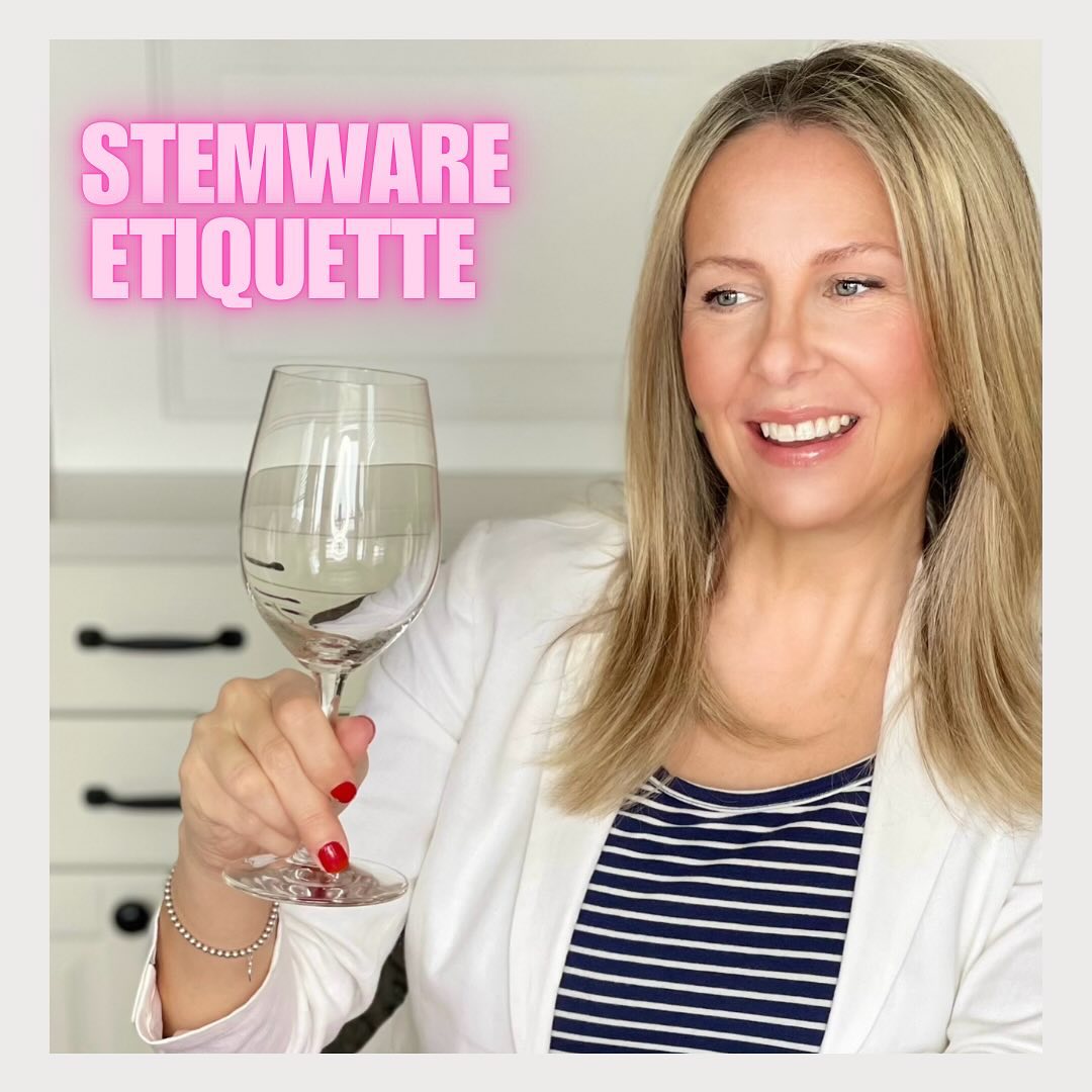 Stemware = A hollow glass, mounted on a stem and attached to a base 💫
> My 3 tips below ⬇️
1.) Hold all stemware by the stem and not the bowl. ✨Hold the stem by placing your index and middle finger at the front of the stem, with your thumb behind to support✨
🍷 😉
2.) Holding the glass by the stem prevents the warmth of your hand from changing the wines temperature, particularly in white wines that are best enjoyed chilled… and, avoids finger prints on the bowl 😉
3.) If you like to swirl your wine (swirling causes rapid aeration which releases more of the wines aroma), it’s much easier to swirl your glass when you’re holding the stem! 🍷
#image #confidence #lifeskills #levelupyourlife
#etiquette #etiquettetips #etiquettecoaching #etiquettetraining #etiquetteexpert #etiquetterules #etiquettetrainer #etiquettelessons #wine #businessetiquette #etiquettecoach #etiqueta #manners
#instatips #hello #socialetiquette #winelover #winetasting #wineglass #wine101 #spieglau #stemware #cocktailsofinstagram #protip #winetip #instawine