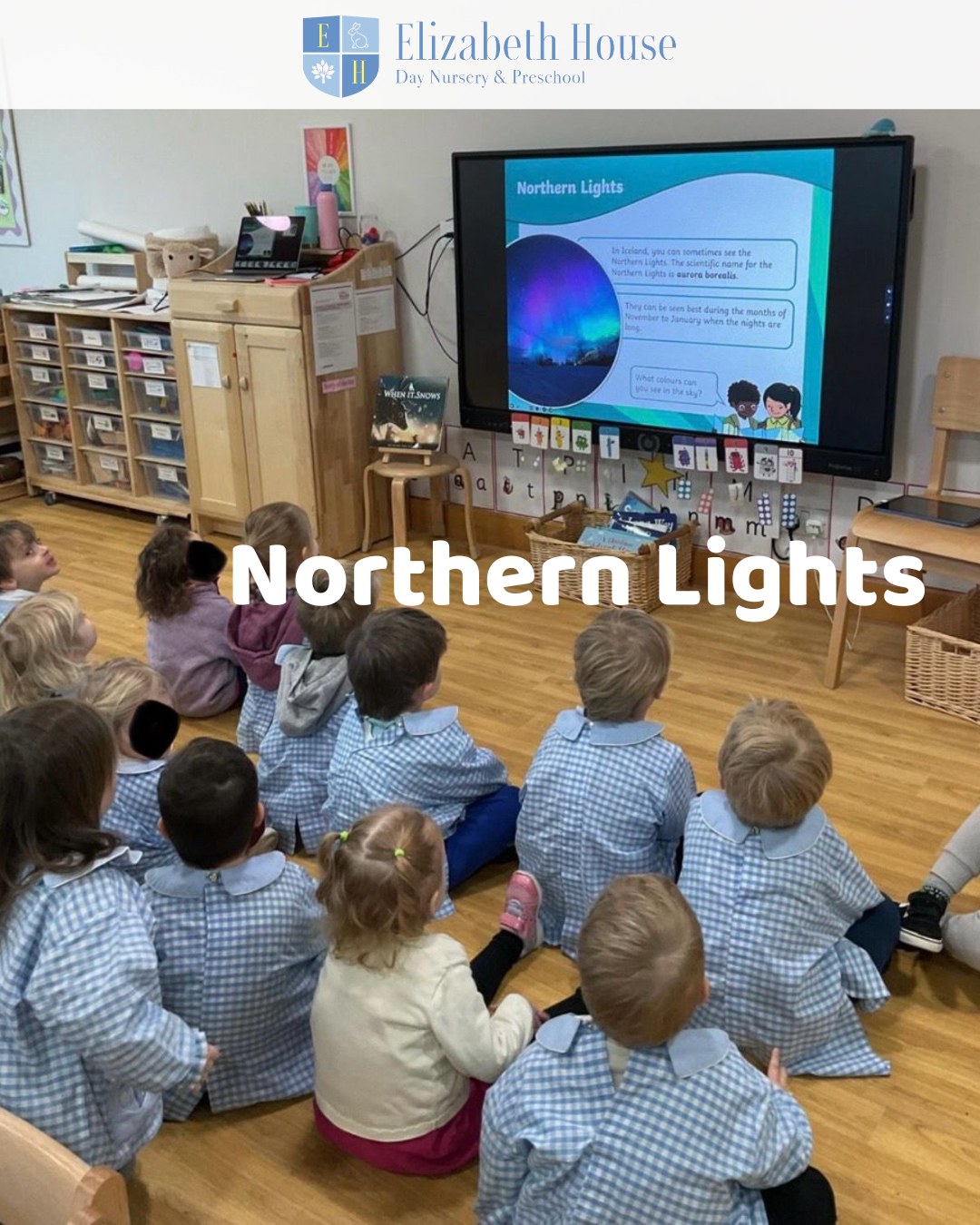 Children across the nursery have been learning about the Northern Lights as part of our recent Polar Regions topic.
In preschool, the children explored where the Northern Lights can be seen and how the sky can glow with colour in colder parts of the world. In Caterpillars, our babies enjoyed a gentle sensory experience using soft lights and calming colours.
It’s been lovely to see the same topic explored in different ways, carefully matched to each age group.
#preschool #elizabethhousenursery #nursery #earlyyears #eyfs #wallingford #oxfordshire #polarregions #northernlights #sensoryplay