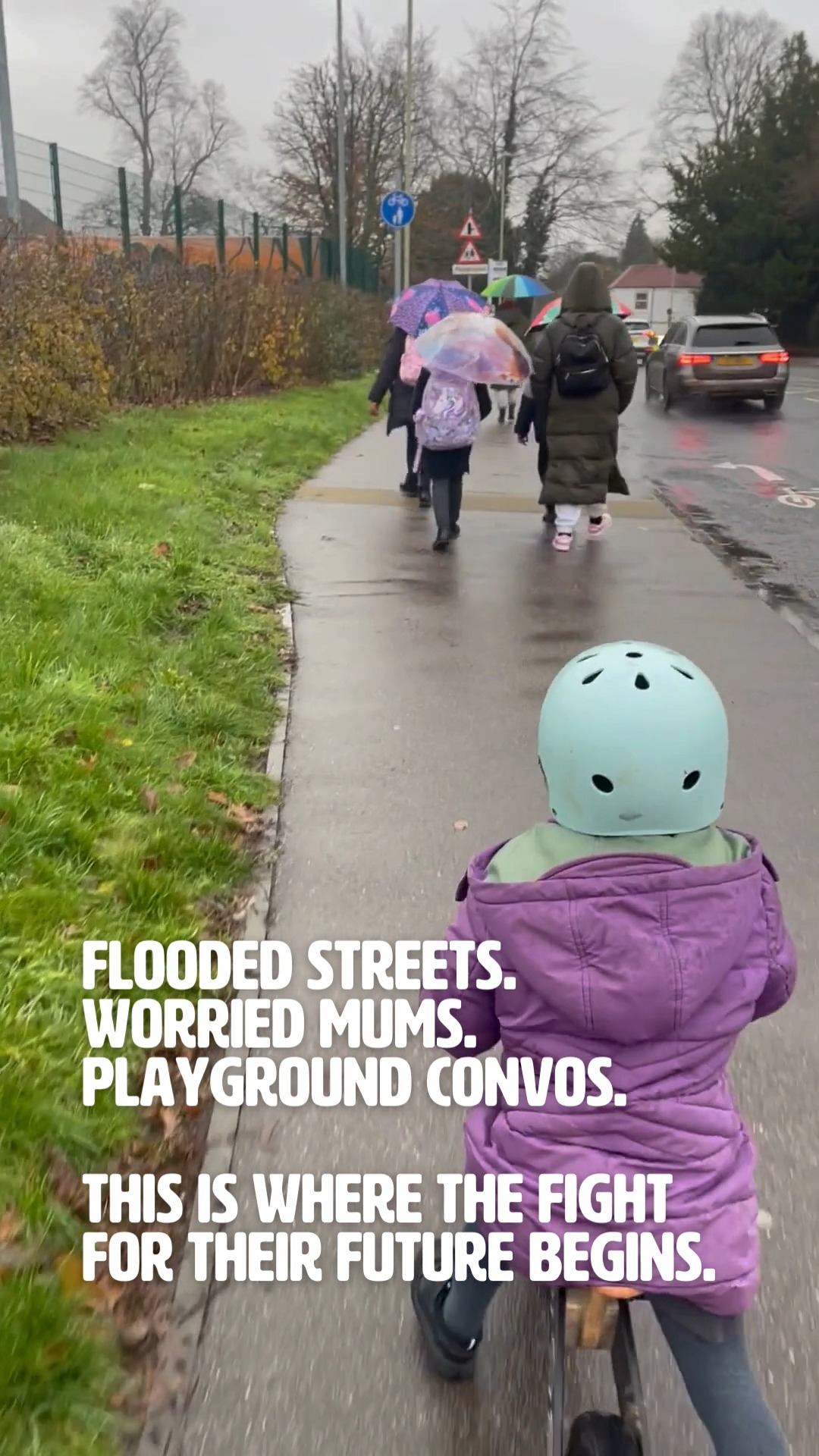 The rain we’ve been seeing lately?
The flooding? The road closures? The soaked shoes and rerouted school runs?
It’s okay to feel concerned.
It’s okay to talk about it.
But the conversation doesn’t have to be scary.
It can be powerful. We can decide, together, that our children deserve better.
Maybe that looks like organising for stronger local flood preparation.
Maybe it’s campaigning for lower emissions in our area.
Maybe it’s writing to your MP and asking them to protect the places our children grow up in.
Big change doesn’t start in Westminster.
It starts at the school run.
Mums are where these changes can begin.
We are the ones who worry.
We are the ones who gather.
We are the ones who act.
And when mothers organise, things move.
If you’ve felt that knot in your stomach during the rain lately, you’re not alone.
And you’re not powerless either.
#MothersCAN #ClimateAction #SchoolRunConversations #OrganisingMums