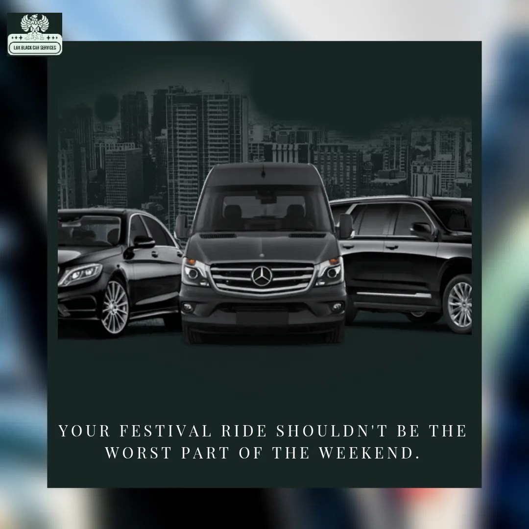 Skip the festival traffic stress. ✨
Our top 3 luxury transport options for Coachella & Stagecoach:
1. Premium SUVs
Perfect for small groups
Spacious comfort with climate control
Direct festival drop-off
2. Luxury Vans
Ideal for larger parties
Ample luggage space
Group coordination made simple
3. Executive Sedans
Solo or couple travel
Professional chauffeur service
Punctual arrivals guaranteed
Why choose us?
• No parking hassles
• Beat the traffic
• Arrive refreshed
• Professional drivers know the routes
Your festival experience starts with the ride there. Make it memorable.
Ready to book your stress-free festival transport?
Book online at www.laxblackcarservices.com
Call now at 1-714-702-3550
#Coachella #Stagecoach #FestivalTransport #LuxuryTravel #SouthernCalifornia #BlackCarService #PremiumTransport #MusicFestival #Coachella2024 #Stagecoach2024 #LAXBlackCar #FestivalRides #LuxuryCars #GroupTravel #StressFreeTravel