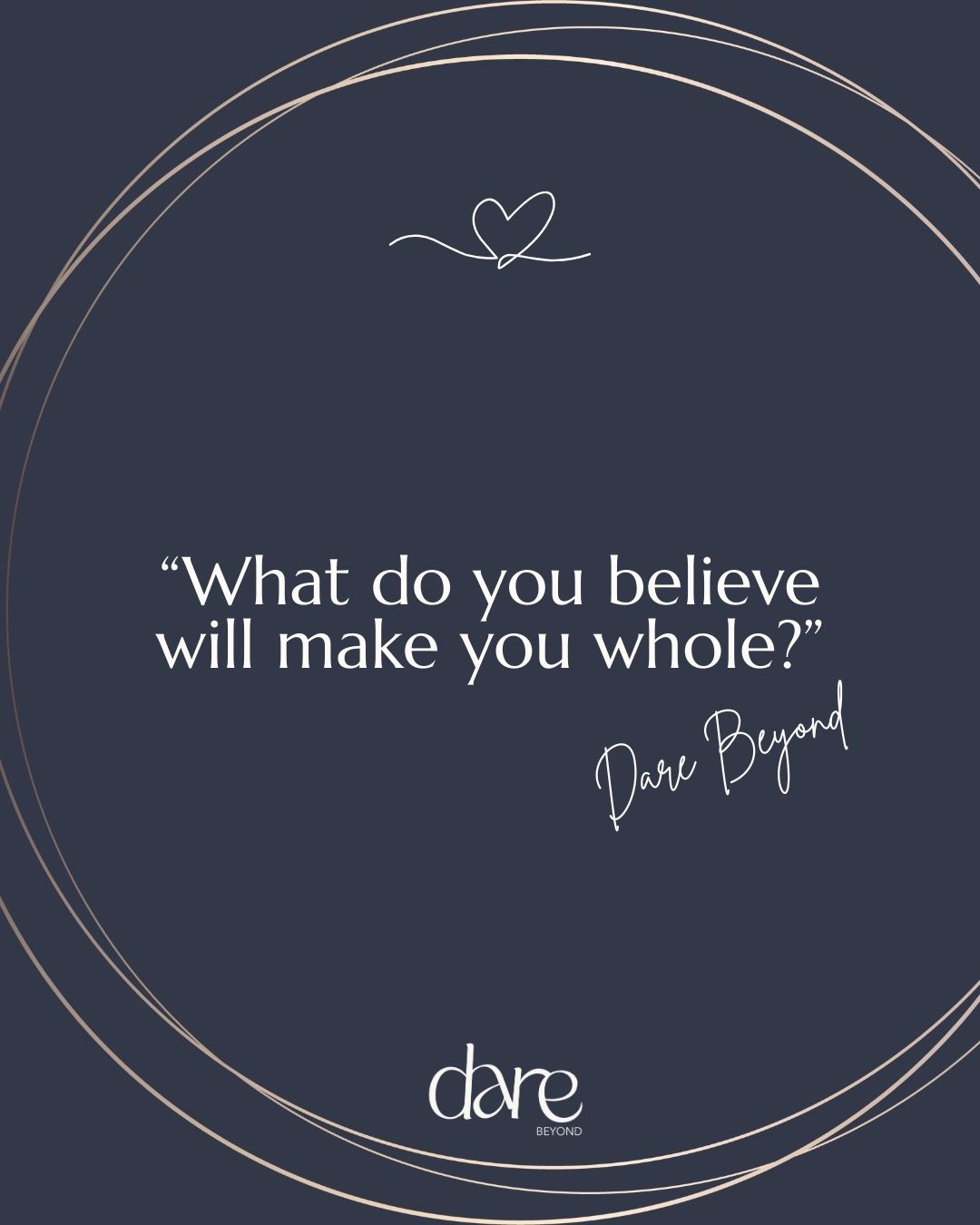 ✨ WHAT DO YOU BELIEVE WILL MAKE YOU WHOLE? ✨
More success?
More recognition?
More certainty?
More love?
More control?
Many of us are living inside an invisible equation:
When I achieve this… then I’ll feel complete.
When they see me… then I’ll feel enough.
When things calm down… then I’ll rest.
So we strive.
We adjust.
We perform.
We wait.
Not because we are superficial — but because somewhere along the way we learned that wholeness had to be earned.
Maybe approval once felt conditional.
Maybe safety depended on achievement.
Maybe love was tied to being useful, strong, or exceptional.
Over time, the belief settles quietly inside:
“Something is missing in me — and I must find it out there.”
But pause for a moment.
What if wholeness is not something you acquire — but something you uncover?
What if the constant striving is not leading you toward completeness — but away from it?
So let me ask you:
• What do you believe will finally make you whole?
• And who would you be if you stopped chasing that promise?
Sometimes the most radical shift is not adding more — but releasing the belief that you are incomplete.
If this question lingers, perhaps it’s pointing you inward — not forward.