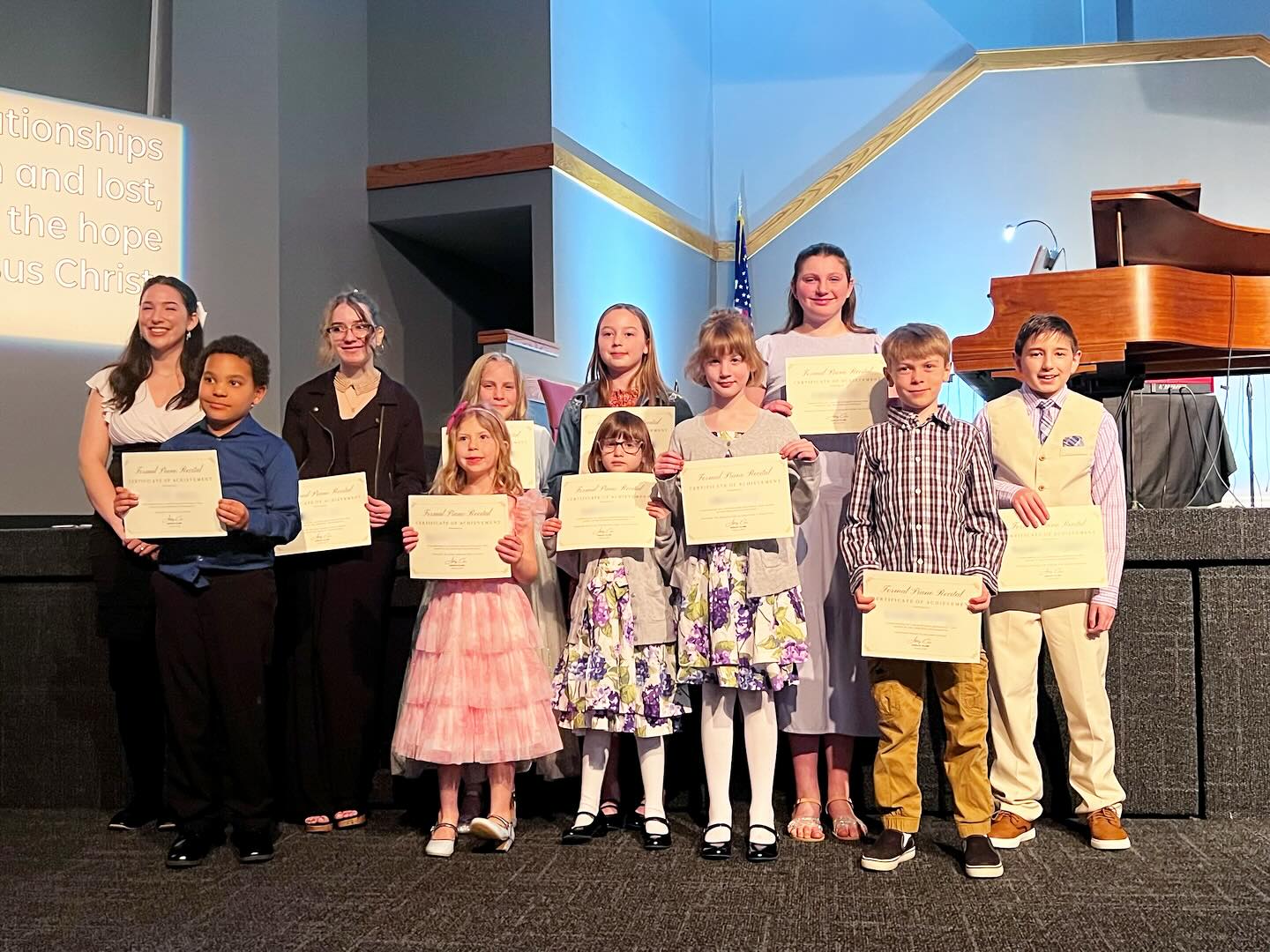 February Formal Recital 2026 🌹
These students played wonderfully at the Formal Recital on Saturday. I am so proud of their hard work and beautiful performances! 🎶
We also introduced something new: the Young Composer Showcase, where students had the opportunity to share their original compositions. We had four talented composers this time, and we can’t wait to feature even more in the future!
A special thank you to Colby Anderson (@colbyanderson692) for joining us as a guest, sharing his experiences as a composer, and performing for our students. Your presence made the event even more inspiring!
#sunriseprelude