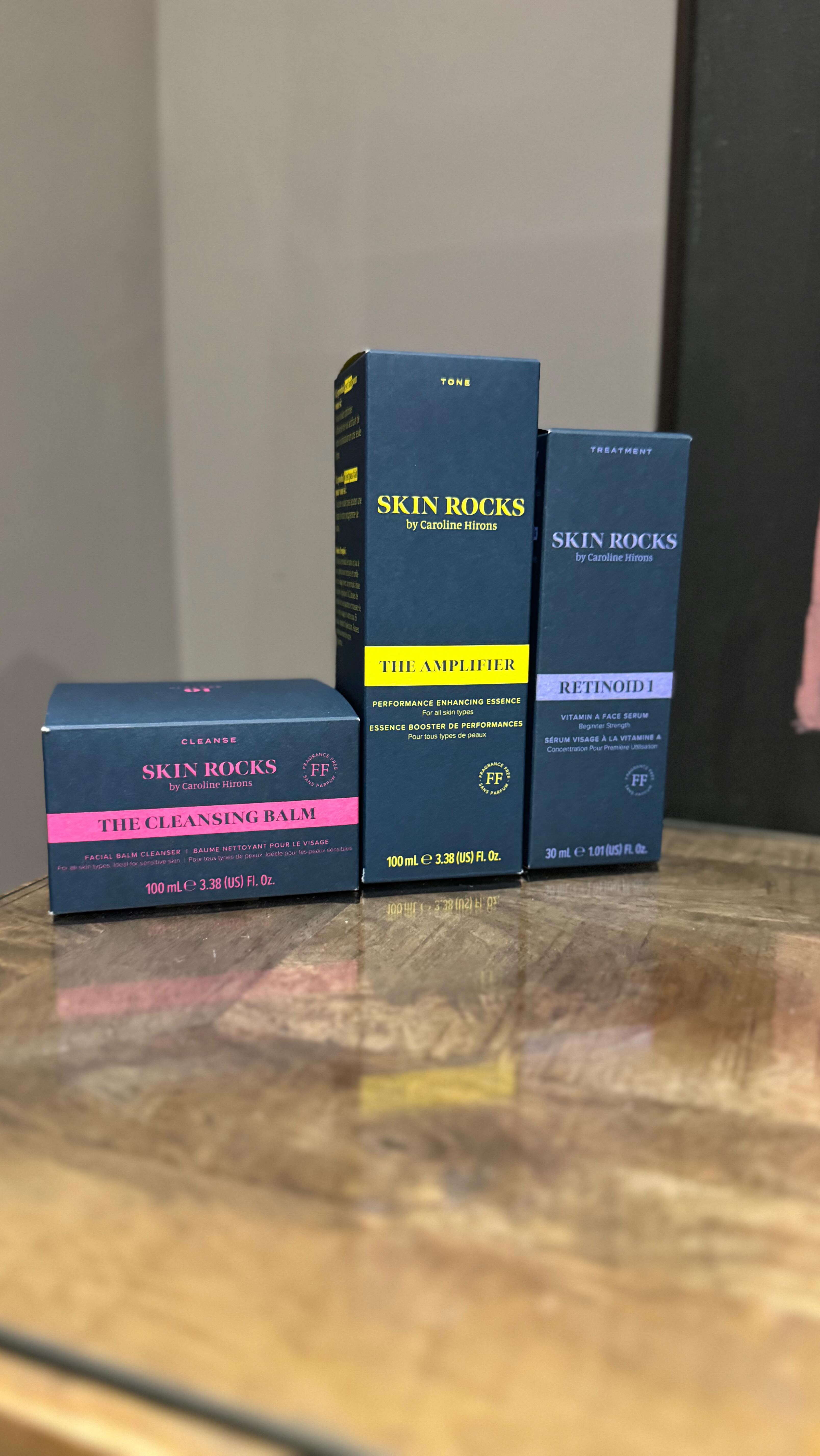 What an amazing day we have had with @janine_skinrockspro and @michelleh_skinrockspro teaching us all things Skin Rocks! We are so excited to officially launch on Monday and show you the behind-the-scenes of what we got up to today… But for now here’s us setting up our shelves! Who’s excited 👀