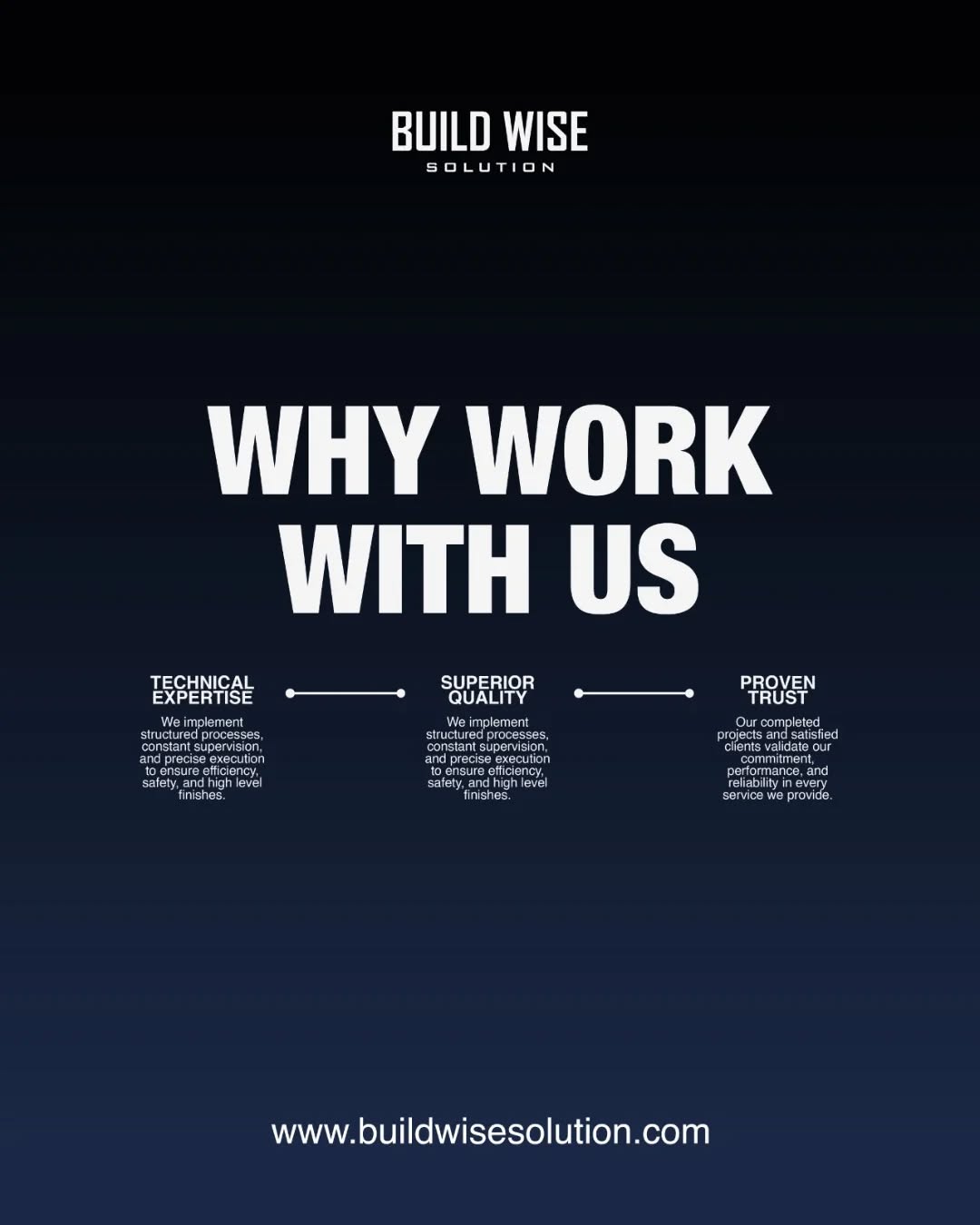 We partner with commercial contractors and developers who demand precision, accountability, and measurable performance. Build Wise Solution delivers structured execution and results you can rely on.
#BuildWiseSolution #CommercialConstruction #GeneralContractor #ConstructionPartner #ProjectExecution