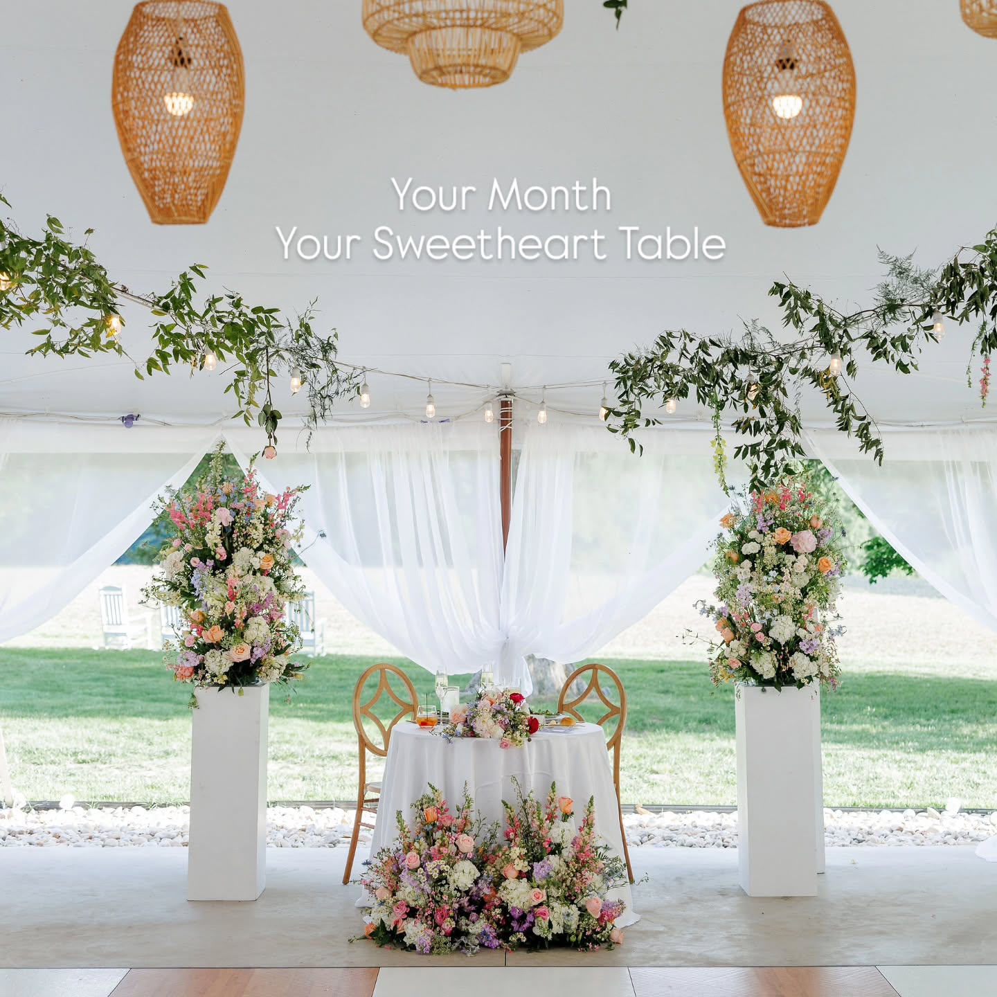 Your wedding month...your sweetheart table.
If you're a vendor in any of these photos and we haven't tagged you yet, comment! We want everyone to know the teams behind these gorgeous photos!
January: @hannahkellerphotography @rixeymanor
February: @bonnieturnerphoto @marriott_ranch
March: @stephaniemessickphoto @earlymountainweddings @earlymountain
April: @kristencamiellephoto @grelenweddings
@marketatgrelen @leroyfrenchflowers
May: @theinmansphoto @boxwoodvilla
June: @shelbydickinsonphoto @historicwhitewood
July: @samanthaletophoto @rixeymanor @thegardenhouseva
August: Adrienne A. Photography @innatmeander
September: @wildjunephoto @mtwashingtonmilldyehouse
October: @mirandaleaphoto
November: @tayericsonphotography @great.marsh
December: @margaritaorangephotos @therockhillfarm