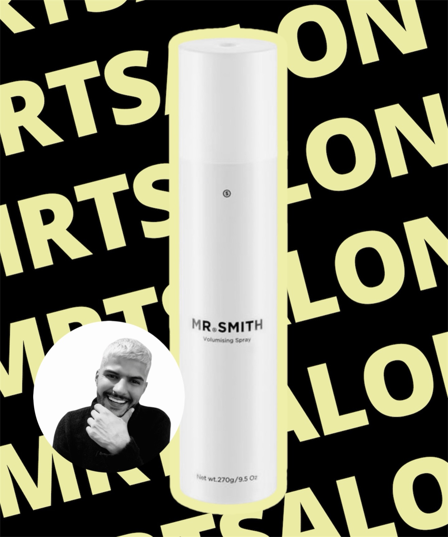 Fabian’s product of the day 🔛 MR. SMITH Volumising Spray 270g
$48.00 Volumising Spray
Delivering fullness, texture and shine, Mr. Smith's Volumising Spray enhances root lift and body in limp or fine hair. This weightless spray combines a blend of certified organic caviar lime, tilia cordata and horse chestnut extracts to actively nourish hair and rejuvenate the scalp while boosting volume.
PETA certified vegan. Sulfate, paraben and silicone free. #richmondsalon #richmondhairsalon #hairdressing #bestrichmondblondesalon #mrtsmith