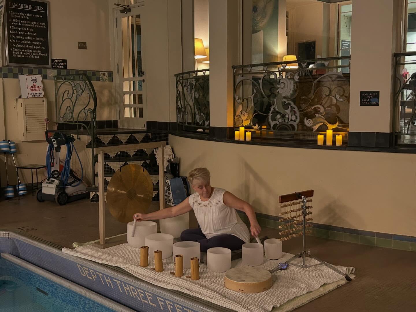 Had the honor and the privilege to facilitate a floating sound bath for a birthday party. It was so beautiful that a friend thought of me and shared me with her friends. I am continually blessed by my customers.