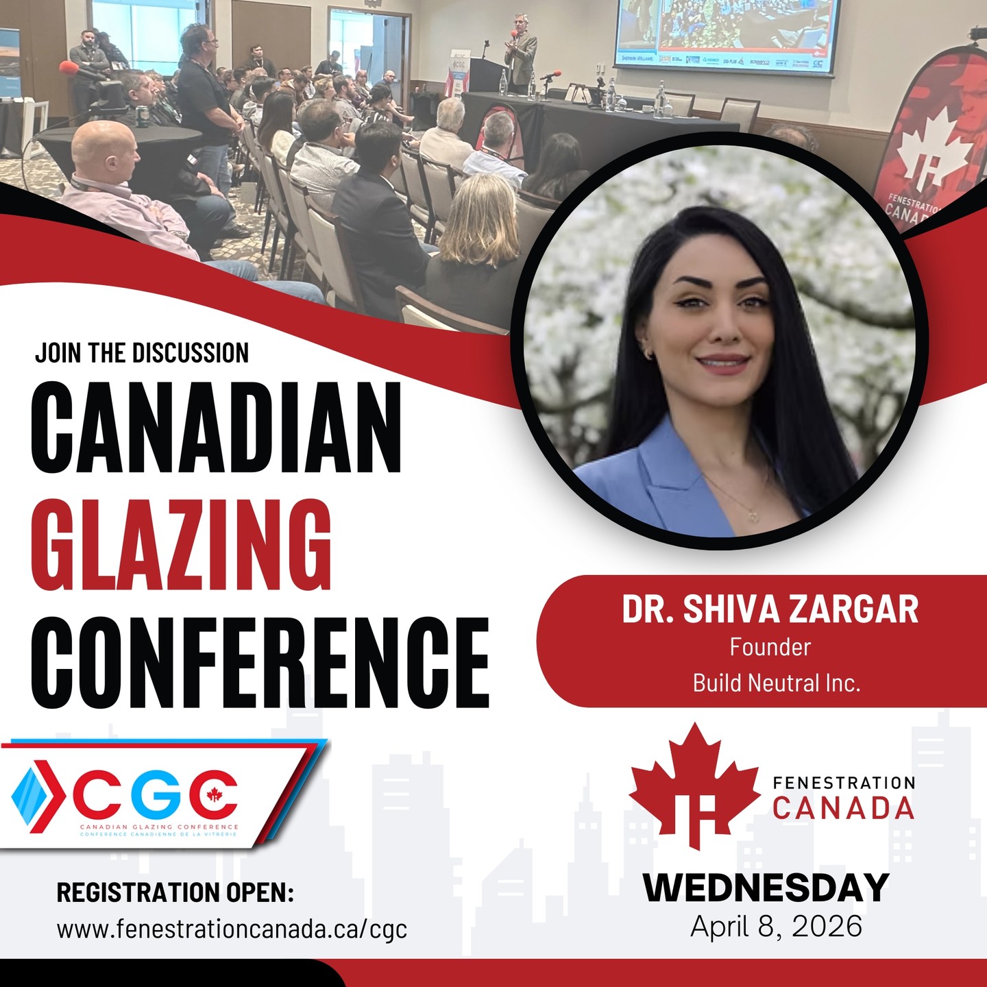Join us on April 8th, 2026, at the JW Marriott Parq Hotel in Vancouver, as Dr. Shiva Zargar takes the stage to dissect EPDs (Environmental Product Declarations) and their critical role in the fenestration industry.
What to Expect:
🔍 The ‘how-to’ of developing an EPD for fenestration
🔍 The power of PCRs (Product Category Rules)
🔍 Exploring the connection between service life & embodied carbon
Dr. Zargar, founder of Build Neutral, is a renowned LCA scientist and accredited EPD verifier with over a decade of experience guiding businesses toward sustainable success. With a PhD in Sustainable Bioeconomy from UBC and expertise spanning industrial ecology, environmental modeling, and more, she’s a true leader in the field.
Don’t miss this opportunity to gain actionable insights and connect with industry experts!
👉 Register now at our website
#Fenestration #Glazing #Sustainability #EPDs #EmbodiedCarbon #LCA