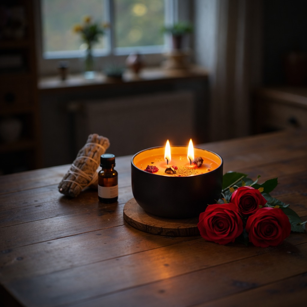 Five minutes. One candle. A breath. Repeat to reset.
I light a soft candle and feel the warmth. I breathe in the scent of grounding oil — cedar, calm, steady. I place a small crystal where my hands rest. I close my eyes. I count four slow breaths. I exhale, releasing the day. I repeat: breathe in, breathe out.
This is a tiny ritual that makes space. Use it anytime to come back to yourself. Link in bio to explore tools that support your practice.
How did you feel after? Share one word below. ✨🕯️🌿 #eveningritual #mindfulminutes #selfcare #smallpractices #spiritualwellness #healingjourney #calmnight #ritualpractice