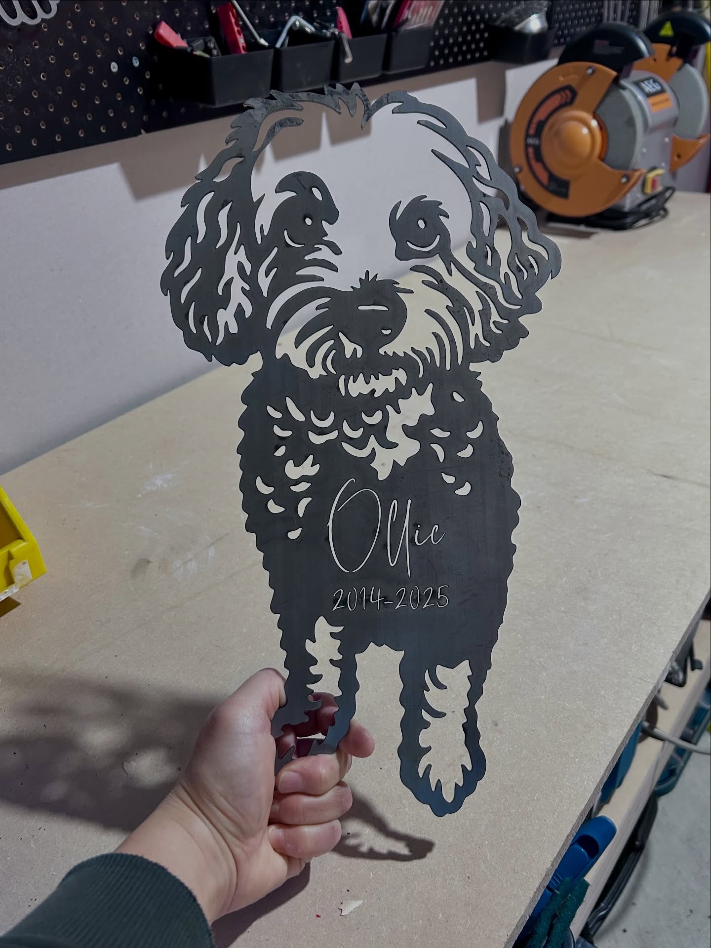 Ollie 🫶🏻
The subtle brown patch over one eye, the little curls, the way he looked straight into the camera…
Nothing about our From Photo pet memorials is rushed. They’re individually designed, with a lot of care, so families can keep a small part of that familiar presence close by.
Thank you for letting us create this one for Ollie.