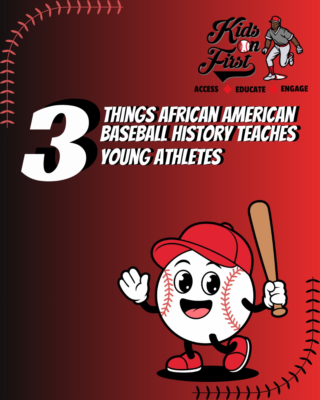 Black history isn’t just for one month—it’s every day. 🖤 At Kids on First, we celebrate the achievements, stories, and legacies of Black leaders, athletes, and changemakers by empowering our youth with opportunities on the field, in the classroom, and in the community. Every game, every lesson, every smile is part of honoring the past while building a brighter future. ⚾✨
#BlackHistoryMatters #YouthEmpowerment #KidsOnFirst #LegacyInAction #EveryDayLearning