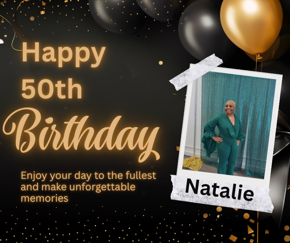 Happy 50th Birthday to our co- founder @mz_nataliesdeals