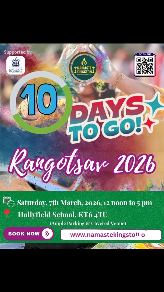 Book now on www.namastekingston.org
Rangotsav 2026
##EventswithPurpose