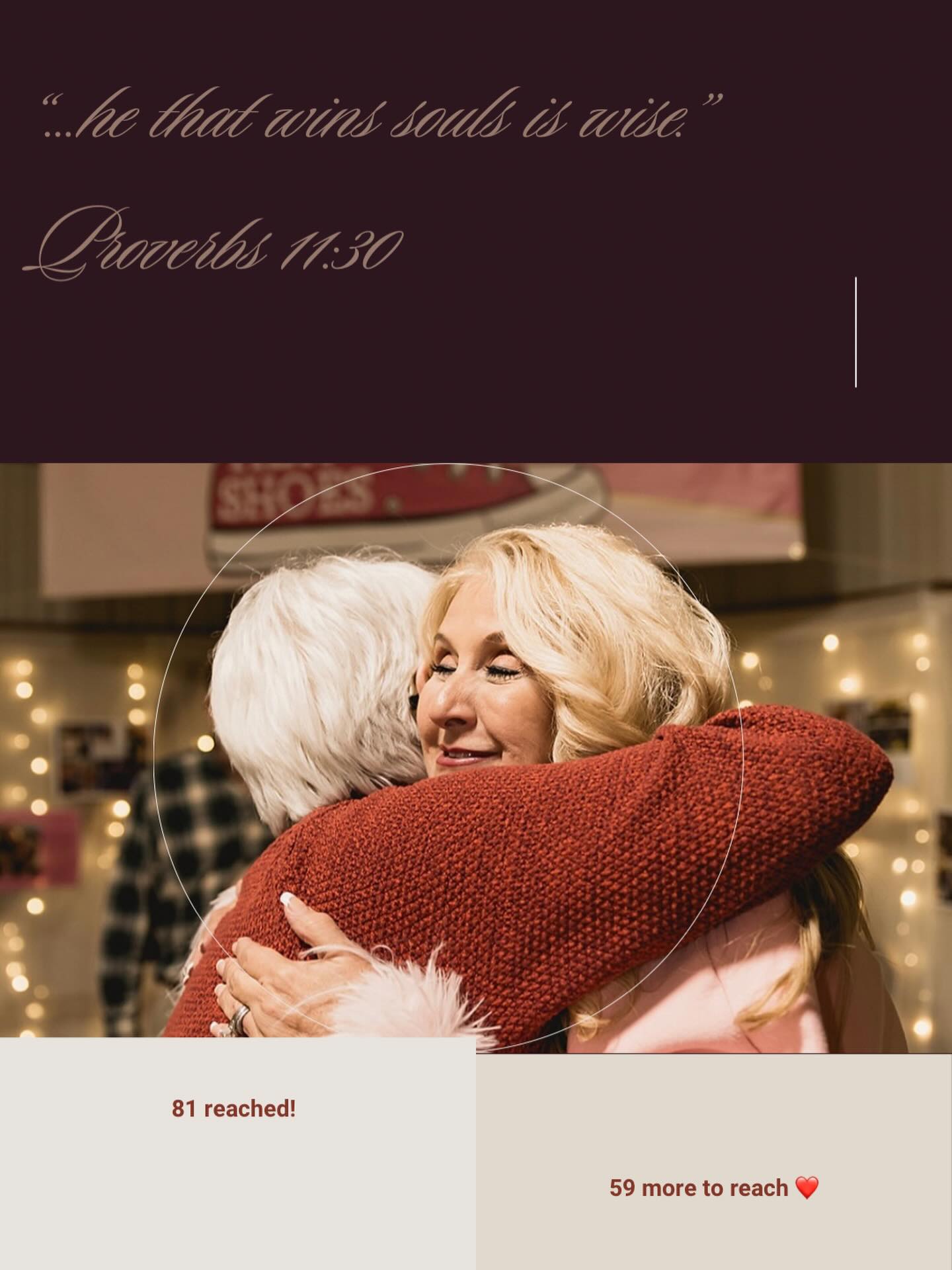 WOW. Two weeks ago, I posted that we were looking to sponsor 140 souls. Since February 14 is the day of love, we added a 0 to that number. In just two weeks, you have sponsored 81!!!!!! We only have 59 more to reach our goal. If you'd like to be part of making a difference for eternity, visit the website. It's a tax deductible gift for you. It's a life-changing gift for the soul you sponsor. $68. Souls...they're all that last for eternity. The gospel is a free gift. With your help, we are able to go to them and tell them about it. Thank you to all who have joined us. 2026 is the year we will reach 2,026 with the life-changing message of Jesus!
Have a beautiful Wednesday FB friend and God bless you. #souls #eternity #whatcounts #ministry