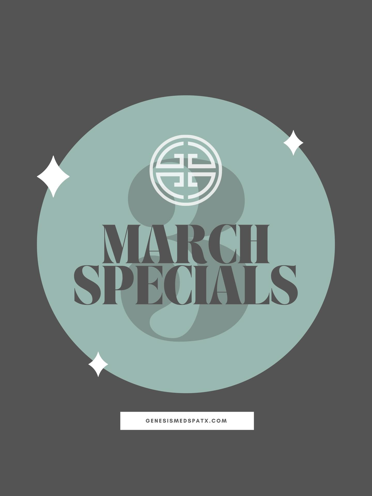 March specials are HERE🌸🌱🌼🌺 Whether you’re ready to refresh your glow, smooth fine lines, or finally start that treatment plan you’ve been thinking about, now is the time!
Booking link is in our bio✨
5302 114th St. | 806-401-0460
www.genesismedspatx.com
#march #specials #lubbock #medspa