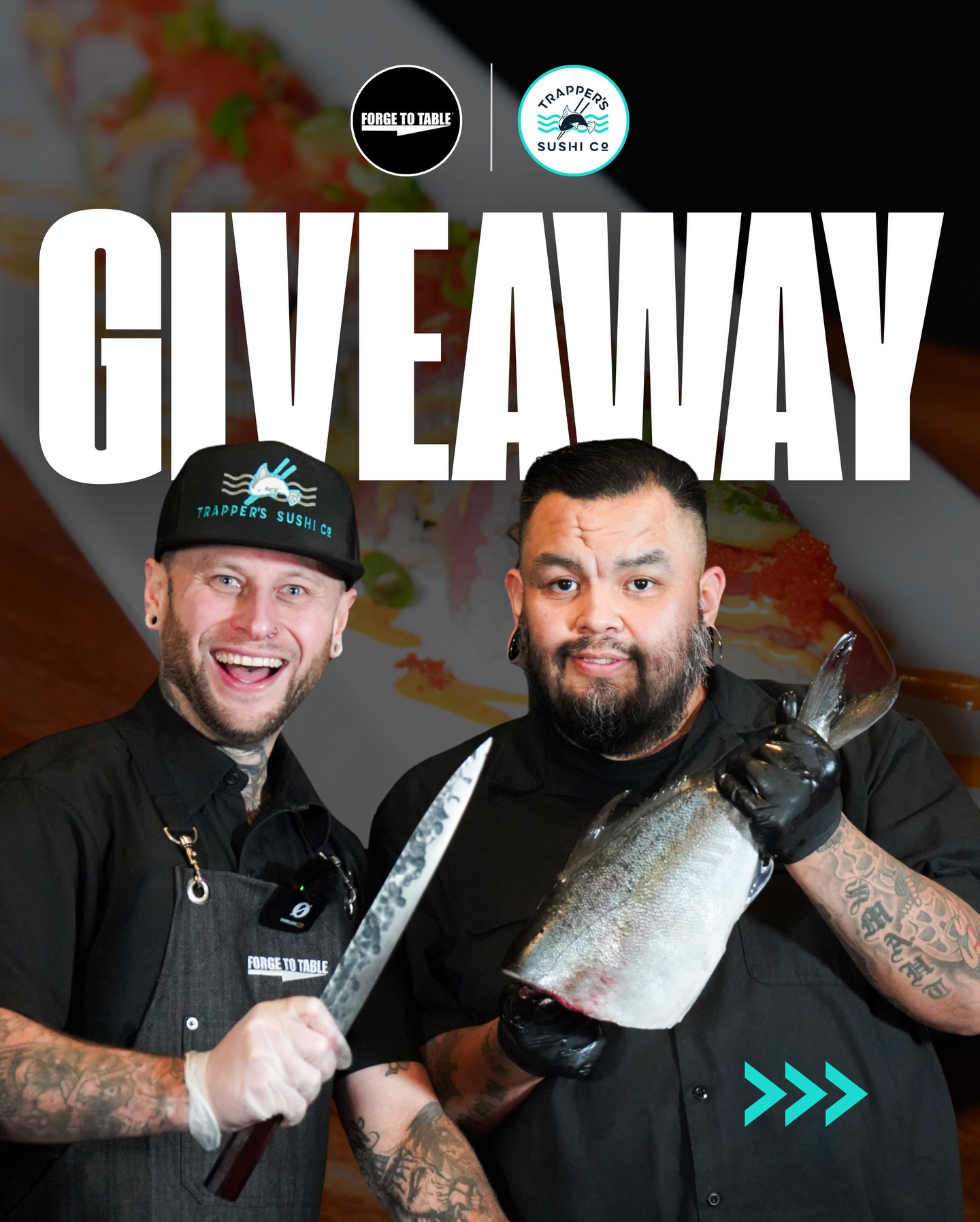 🍣🔪 GIVEAWAY CLOSED 🔪🍣
Forge To Table × Trapper’s Sushi are teaming up to give one winner the ultimate sushi setup:
- Forge To Table Magnetic Knife Block
- Forge To Table Sujihiki (Slicing/Filleting) Knife
- Trapper’s Sushi hoodie (design may vary) & merch box
- Trapper’s Sushi $100 Gift Card
HOW TO ENTER:
1. Follow @forgetotable & @trapperssushi
2. Share this post to your story
3. Tag 3 friends + tell us your favorite sushi ingredient
The giveaway kicks off March 3rd @ 9:00 AM PST and ends March 10th @ 11:59 PM PST.
We’ll message and announce the winner on March 13th. No response within 24 hours? We’ll choose a new winner!
Good luck! 🍣🔥
* This giveaway is not sponsored, endorsed, administered by, or associated with Instagram. No purchase necessary. Open to U.S. residents only. Winner will be randomly chosen and contacted directly by @ForgeToTable OR @trapperssushi on Instagram.