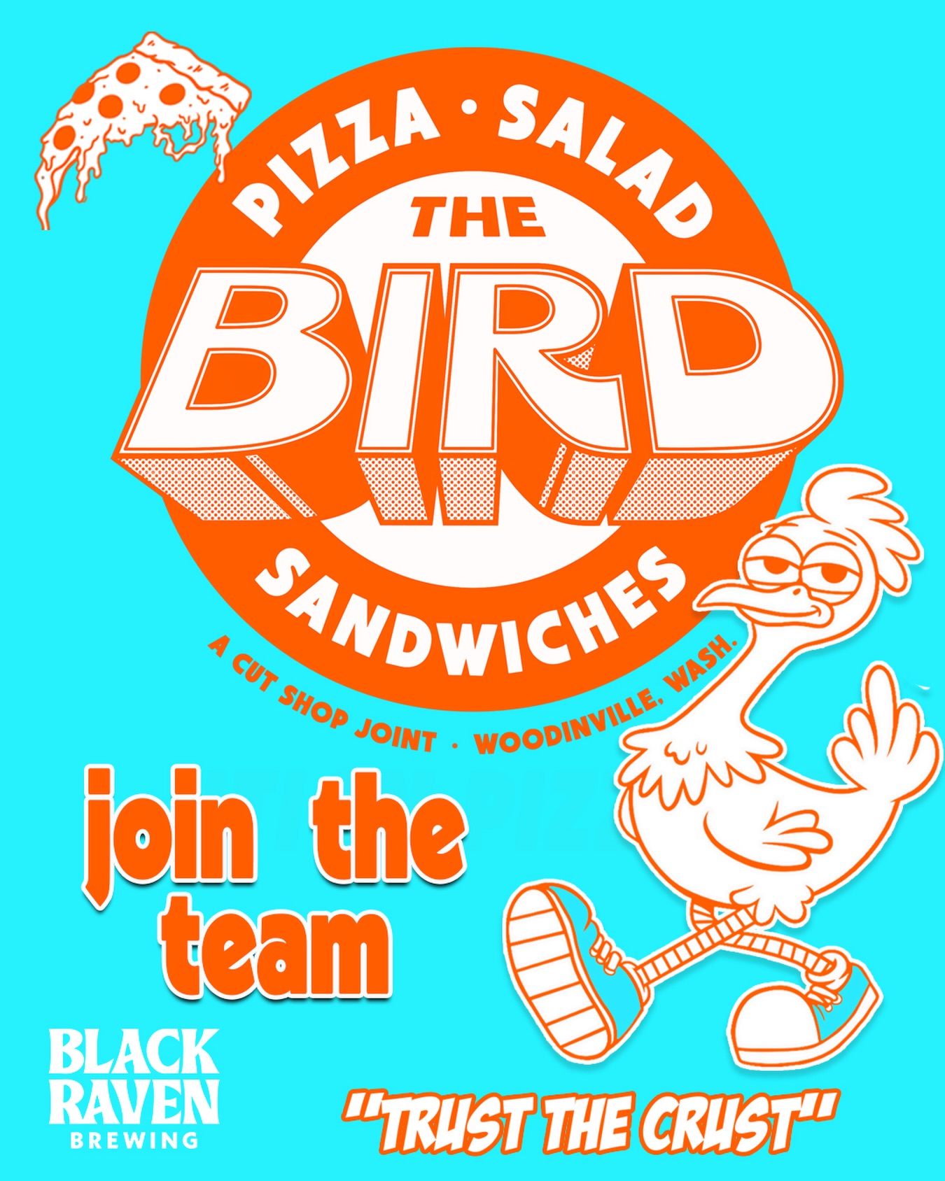 Hey Woodinville! The Cut Shop is opening a pizza joint inside the Black Raven Brewing location in Woodinville this spring and looking for some kitchen staff to join our team: kitchen manager and pizza baker positions. If this sounds like you or someone you know, head over to www.thebirdpizza.com/team and drop us a note and your resume. 🍕 ❤️ ☝️ Let’s start a pizza party Woodinville!!
#kirkland #woodinville #woodinvillewinecountry #visitwoodinville #bothell