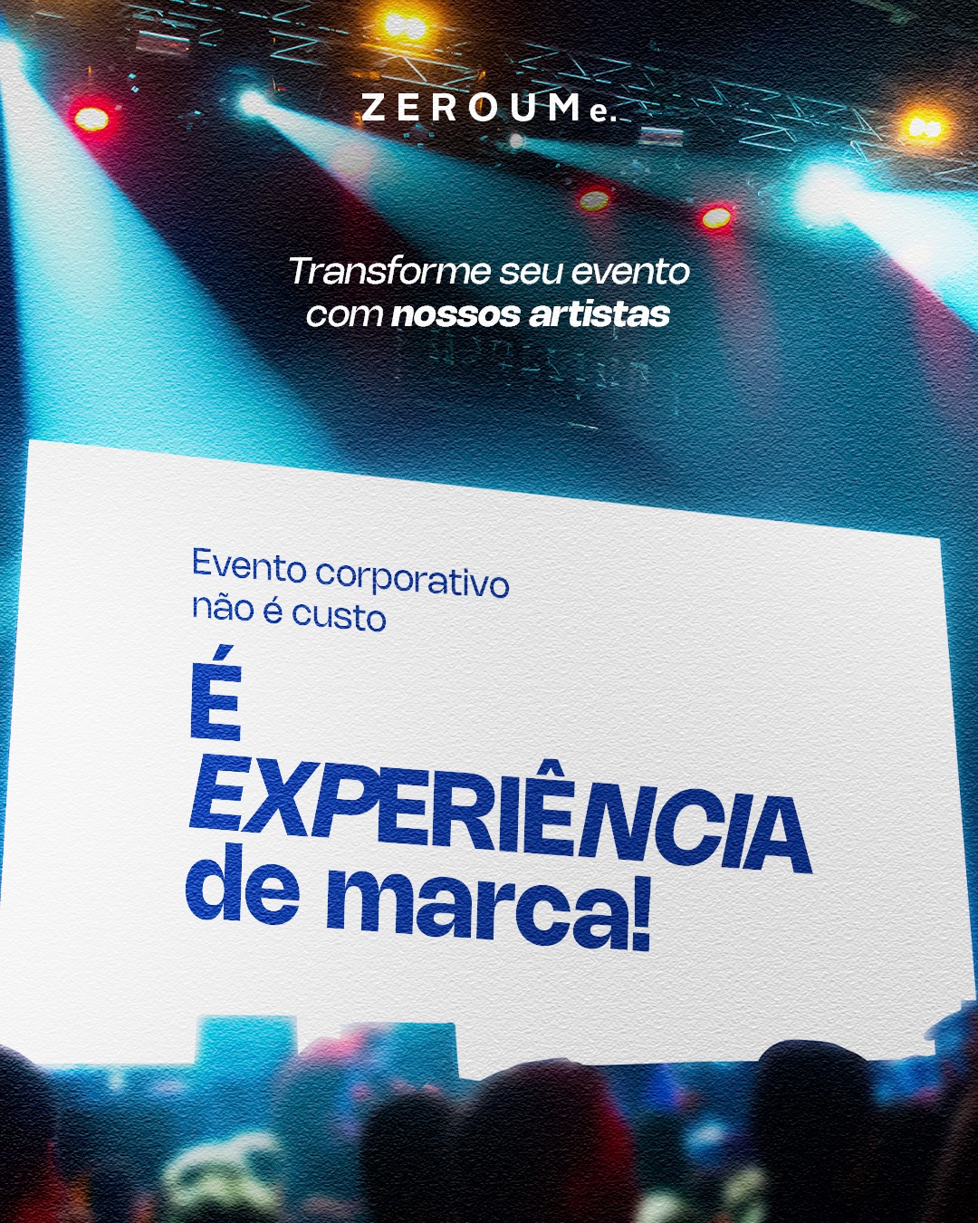 Eventos corporativos são oportunidades estratégicas de fortalecer marca, cultura e relacionamento. Um show bem escolhido eleva o nível da experiência!
Planeje seu próximo evento corporativo com a ZEROUMe.
contato@01e.com.br
#01e #zeroume #agenciamentodeshows #eventos #shows