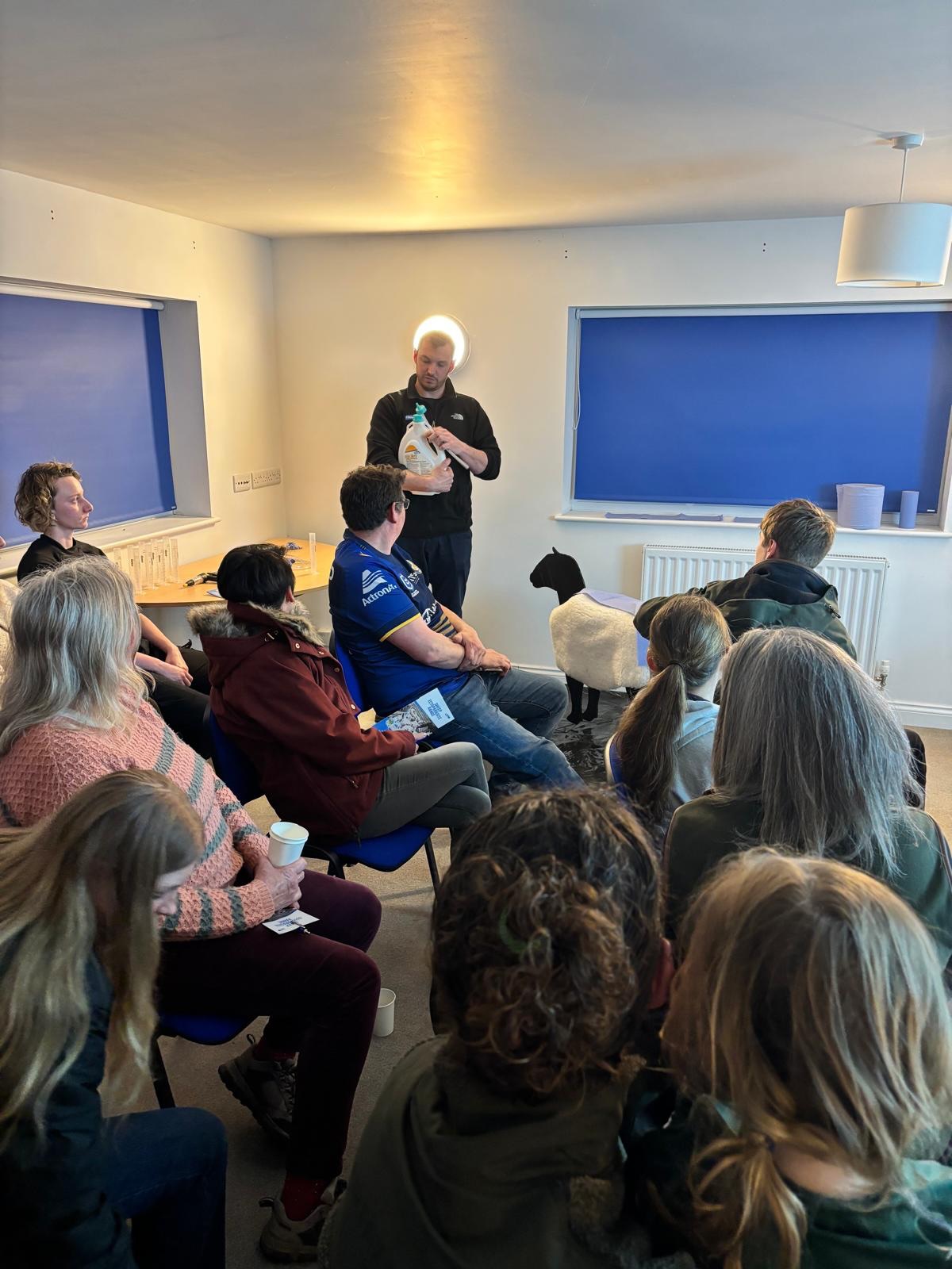 A huge thank you to those who came to our FHC sheep ectoparasite meeting last week. And to Gareth from @weareelanco for delivering a really interesting talk on the prevention and treatment of flies, ticks, lice and mites. We’ll be reiterating his advice regarding the proper application of topical products as fly season approaches! (Which feels ever closer in this sunshine!)🪰🐑