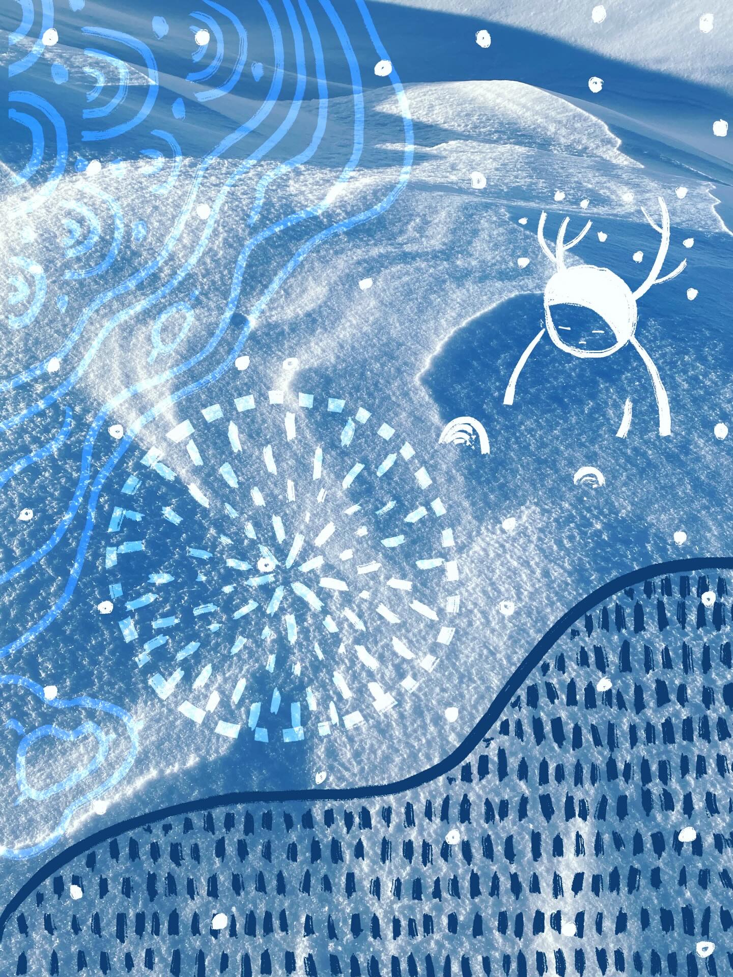 The snow cover is so soft and somehow feminine today❄️
#snowart #magicwinter