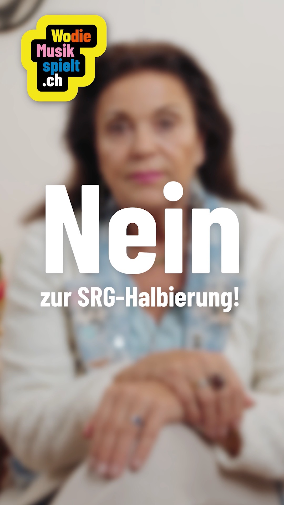 „Wir sagen Nein.“
So viele Stimmen aus Musik, Film und Kultur.
Ein gemeinsames Anliegen:
Die Schweizer Kultur braucht ihre Bühne.
Die Umfragen zeigen: Es wird knapp.
Jetzt zählt jede einzelne Stimme.
Am Sonntag abstimmen gehen.
Nein zur SRG-Halbierungsinitiative.
#NEINHalbierungsinitiative
#NONInitiativeSSR
#NOiniziativaSSR