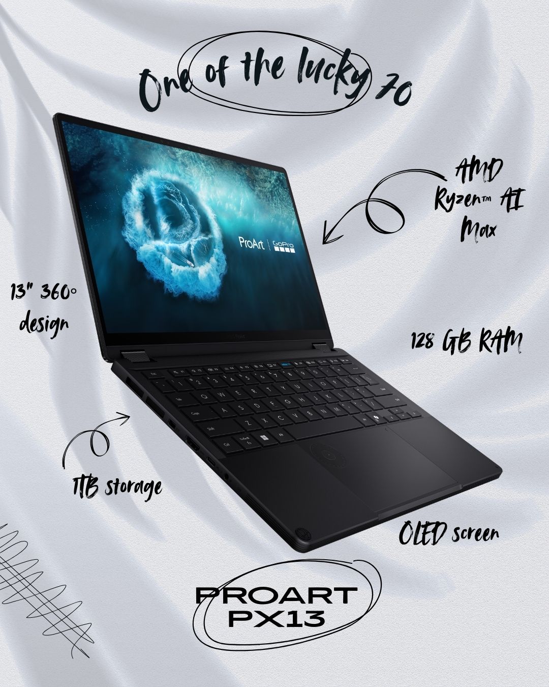 Did you know you could be 1 out of 70 people in the whole country to own the ProArt PX13 👀
Submission date for ProArt Create League has been pushed back to the 13th March.
Get those entries in. 📥
#ProartCreateLeague