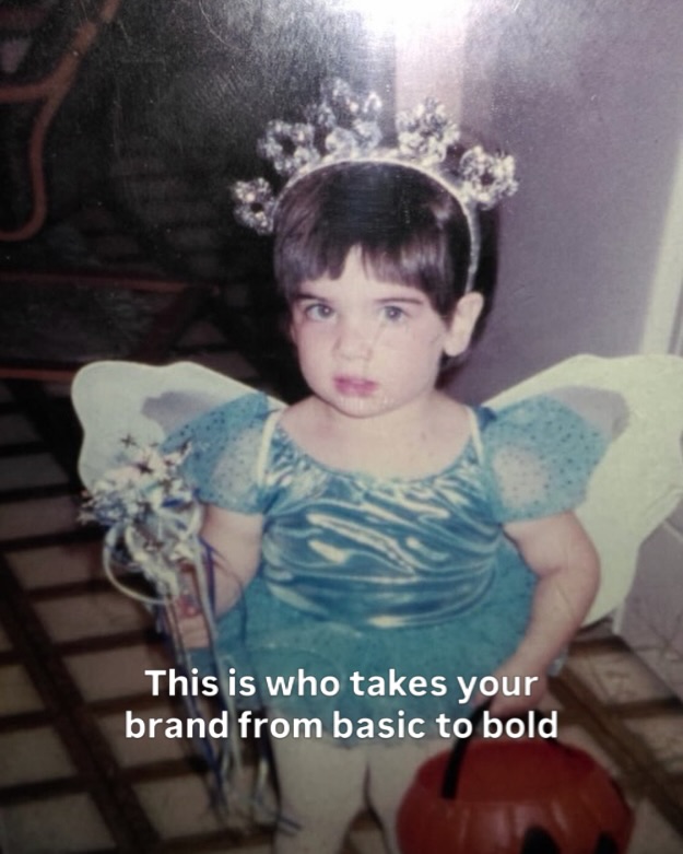 I guess the wings were a clue of where I was headed?!🦋 Now I level brands up and build cool sh*t that gets attention and drives sales 💸
‼️Comment “April” and I’ll DM you a link to get a meeting set up